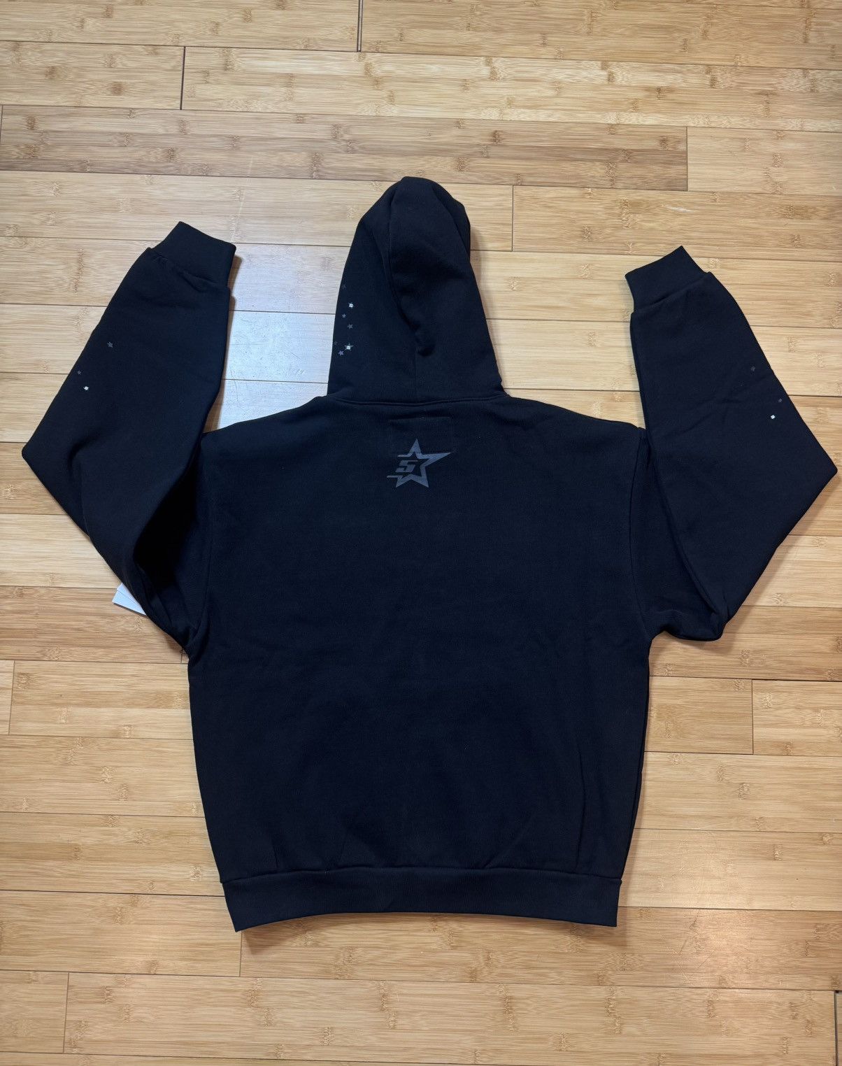 Sp5der SP5DER RHINESTONE PUNK V2 HOODIE BLACK - SIZE L Size US L / EU 52-54 / 3 - 4 Thumbnail