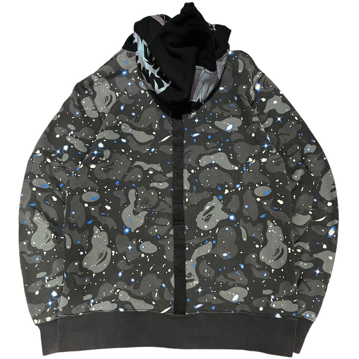 Bape A Bathing Ape Space Camo Full Zip Hoodie Size US L / EU 52-54 / 3 - 2 Thumbnail