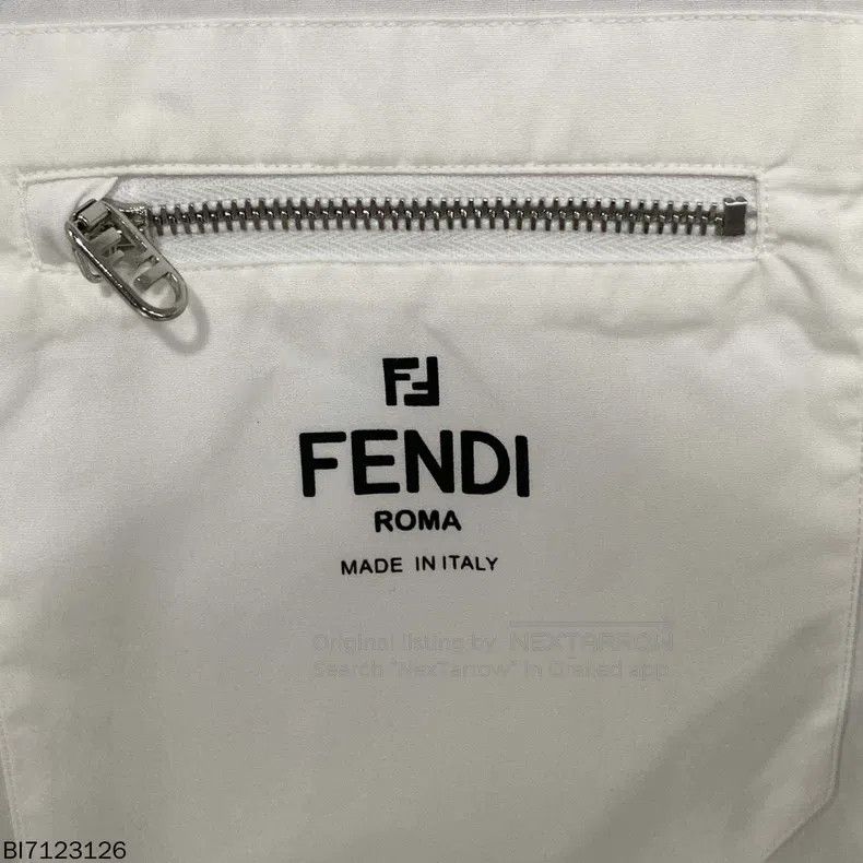 Fendi Fendi size 40 Cotton logo shirt Size US S / EU 44-46 / 1 - 5 Thumbnail