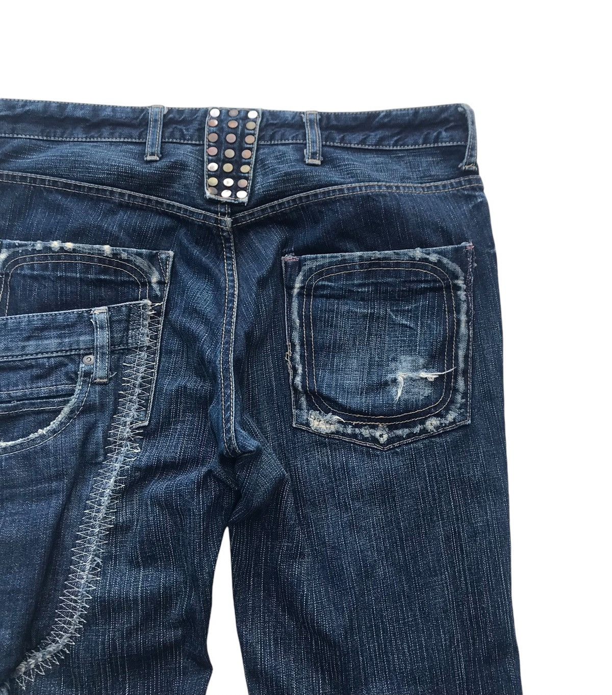 ABAHOUSE Rare Abahouse Japan Distressed Streetwear Denim Pants Size US 33 - 15 Thumbnail