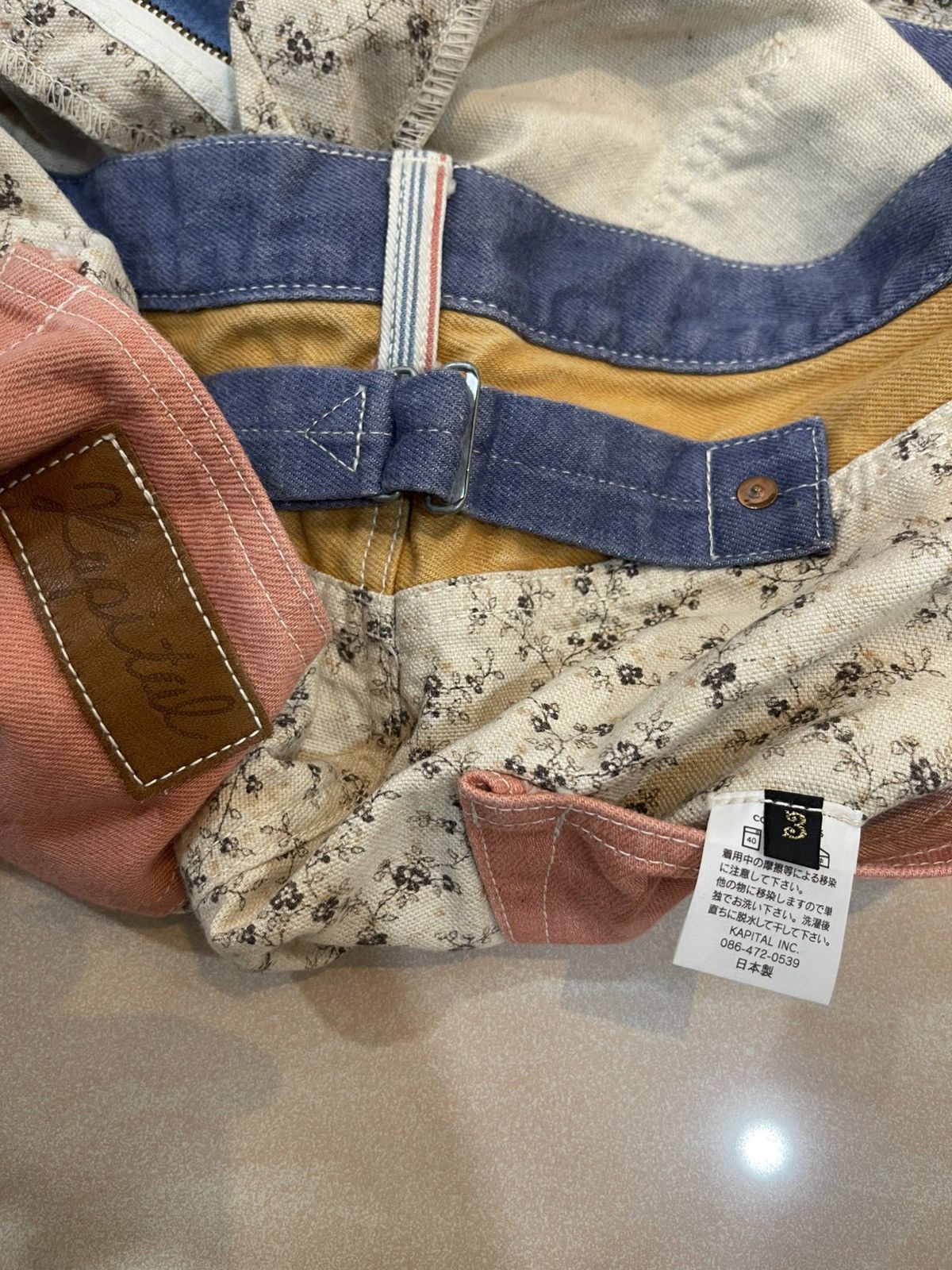 Kapital Kapital Floral Sarouel Pants Denim,All Over Pattern Size US 33 - 16 Thumbnail
