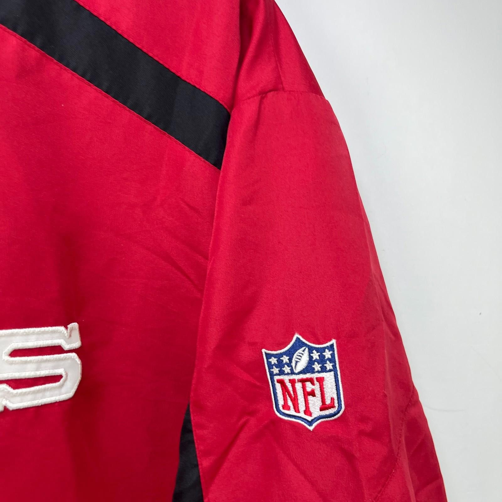 Reebok Vintage San Francisco 49ers Windbreaker Jacket XL Size ONE SIZE - 6 Thumbnail