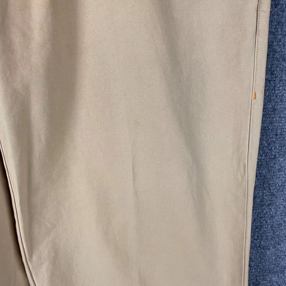 Tommy Bahama Tommy Bahama Chino Pants Men's 33x32 100% Pima Cotton Beige Size US 33 - 2 Thumbnail