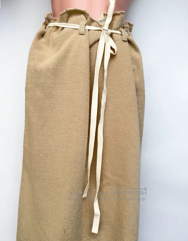 Yohji Yamamoto Yohji Yamamoto size 3 Silk camel drawstring skirt Size 25" / US 0 / IT 36 - 2 Thumbnail