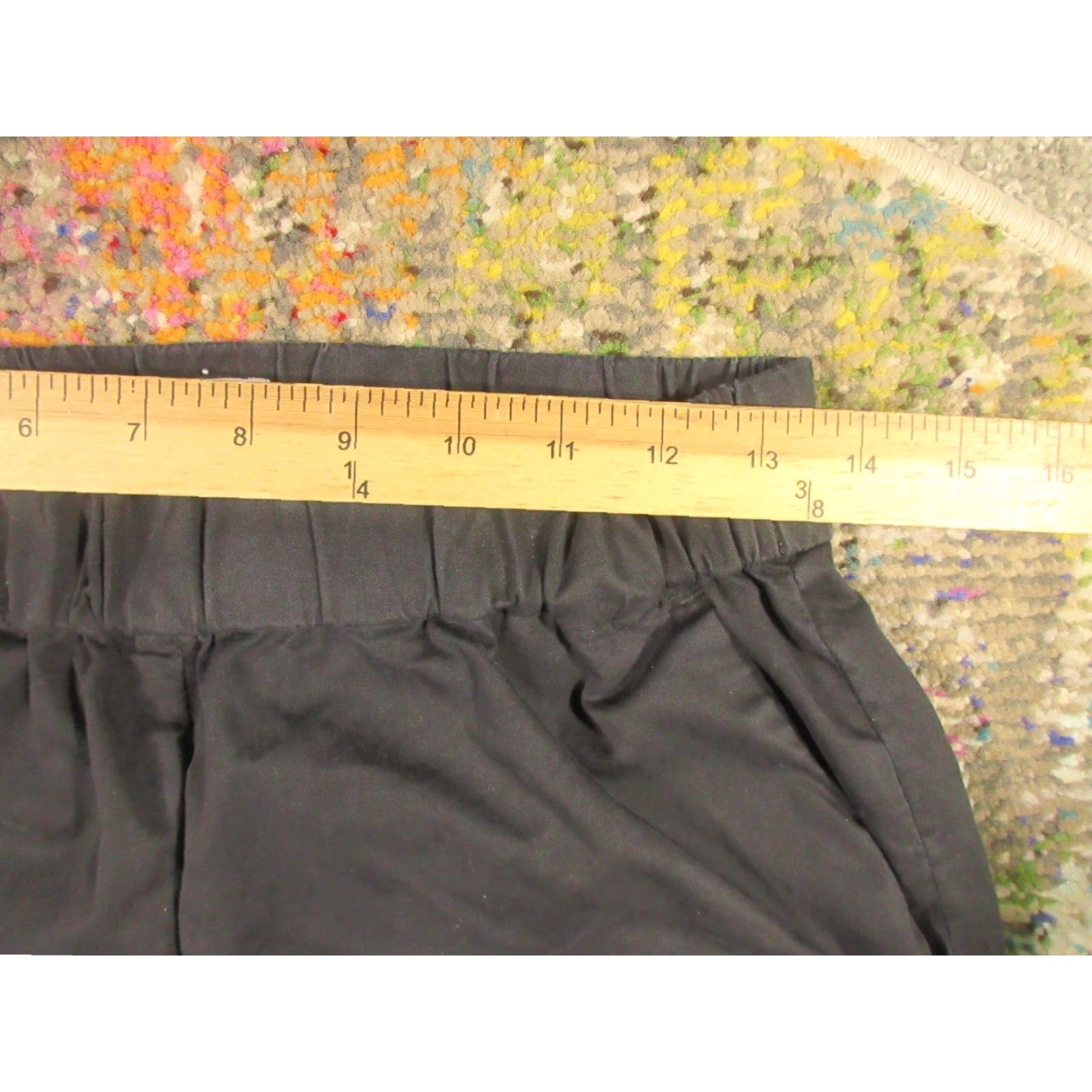 Everlane Everlane Pants Women’s 8 Black Utility Straight Leg Cotton Spandex Stretch Waist Ankle Denim Zipper Modern Casual Women Size 30" / US 8 / IT 44 - 6 Thumbnail