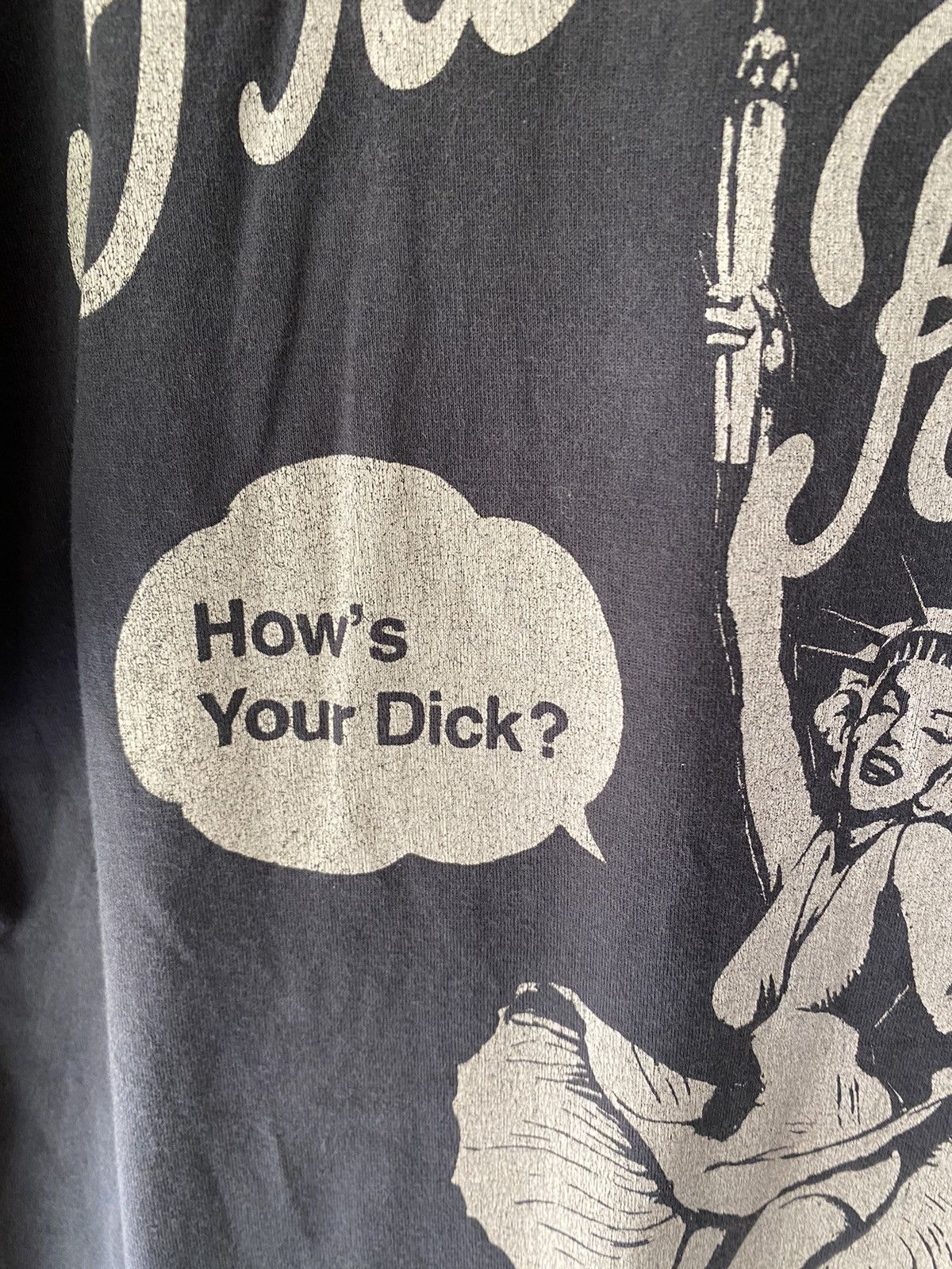 Wacko Maria Vtg WACKO Maria How your Dick usa parody tee Size US M / EU 48-50 / 2 - 4 Thumbnail