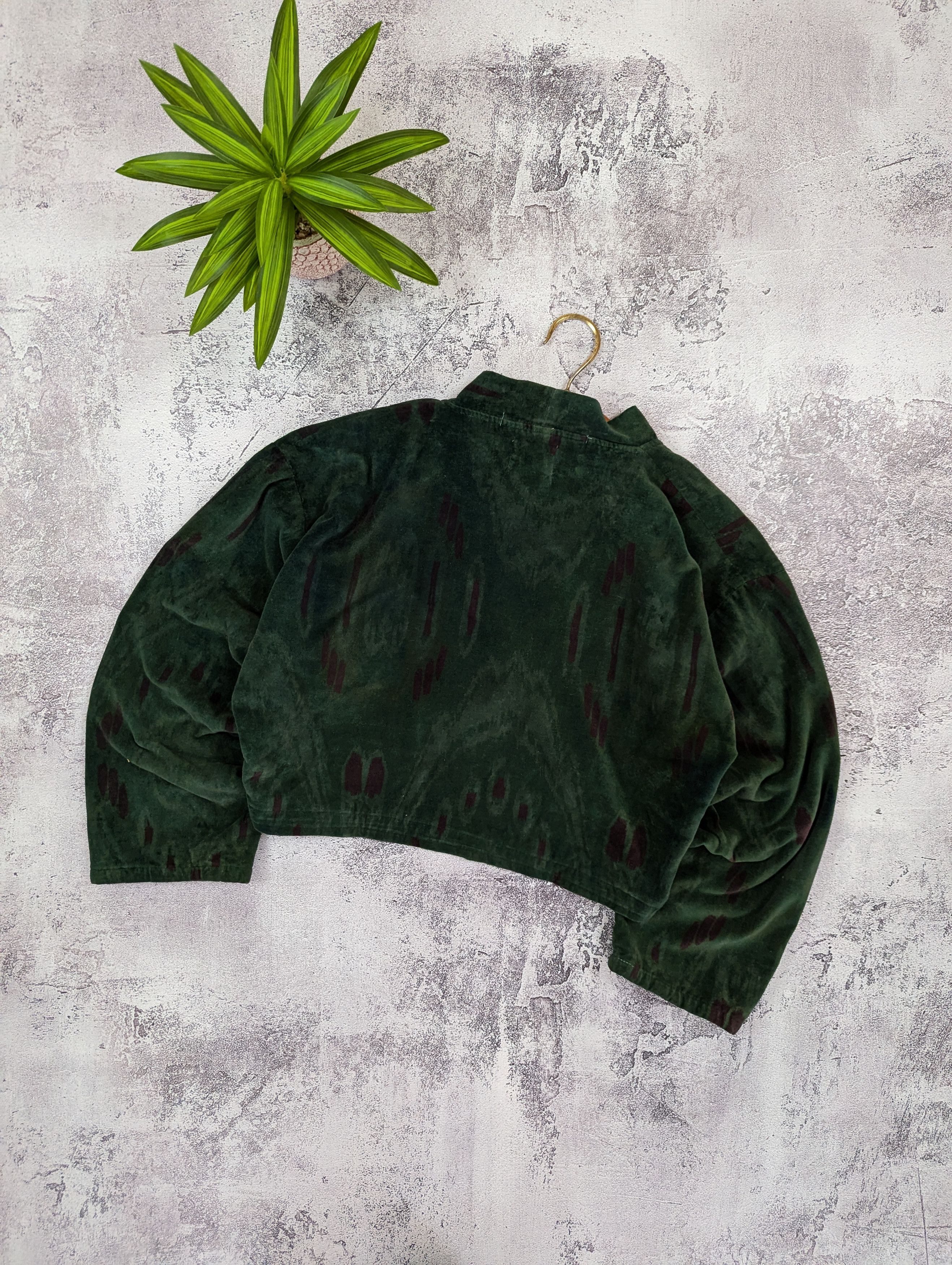 Japanese Brand Vintage 80s Japanese Abstract Cropped Jacket Size L / US 10 / IT 46 - 15 Thumbnail