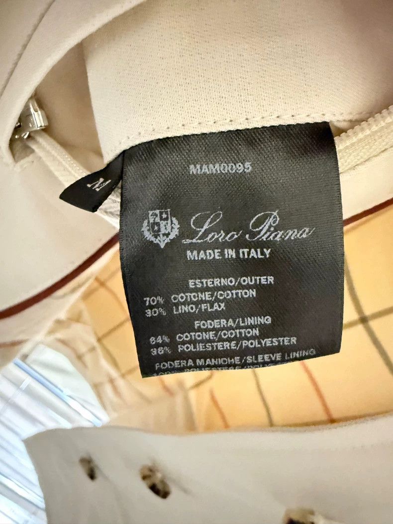 Loro Piana LORO PIANA A woman's waterproof trench coat with a turned- Size M / US 6-8 / IT 42-44 - 7 Thumbnail