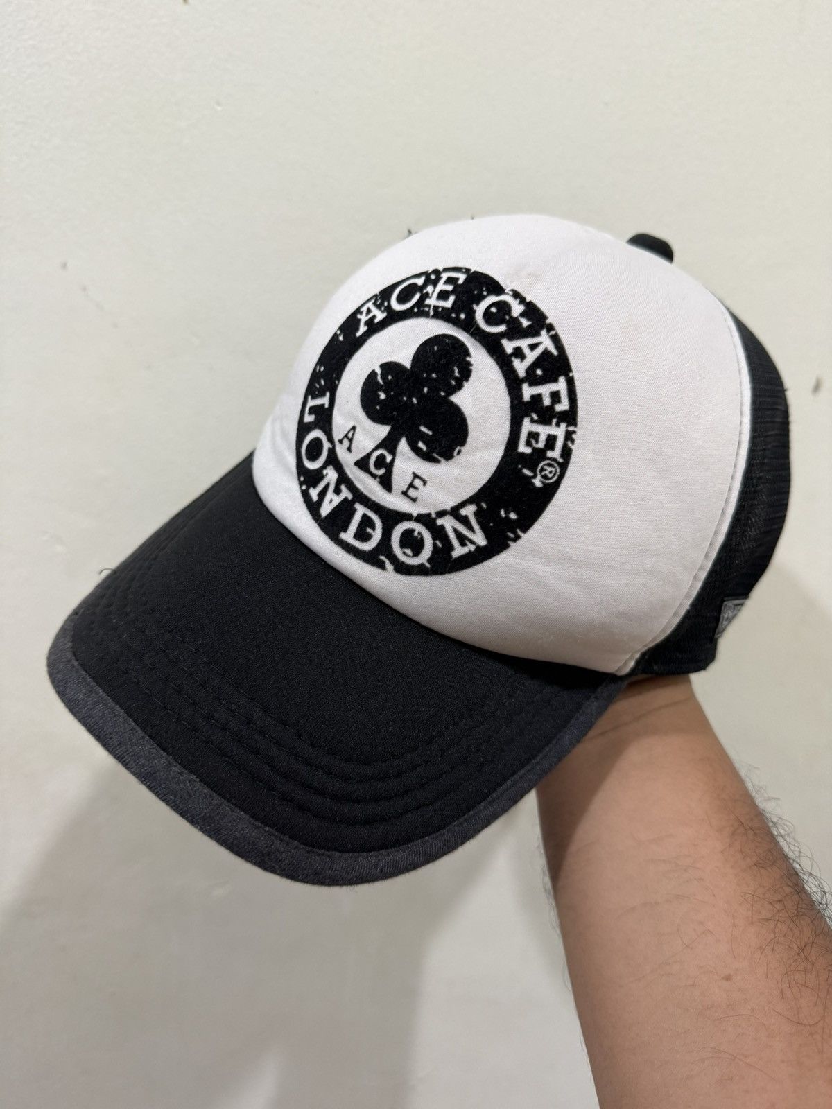 Japanese Brand VTG ACE CAFE Trucker Hat Size ONE SIZE - 1 Thumbnail