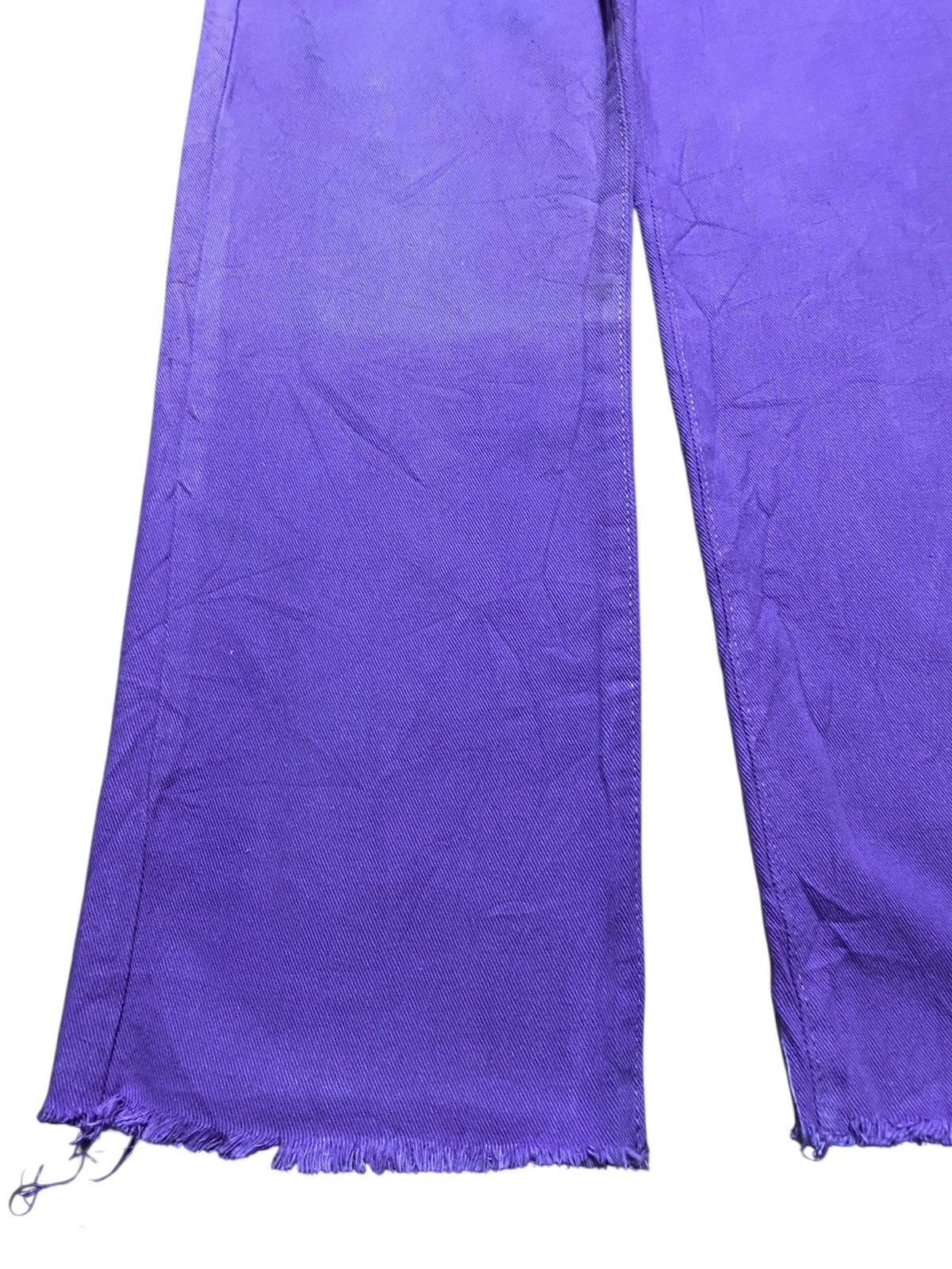 Japanese Brand Vintage Japanese Brand Faded Wash Frayer Baggy Jeans Size US 28 / EU 44 - 7 Thumbnail
