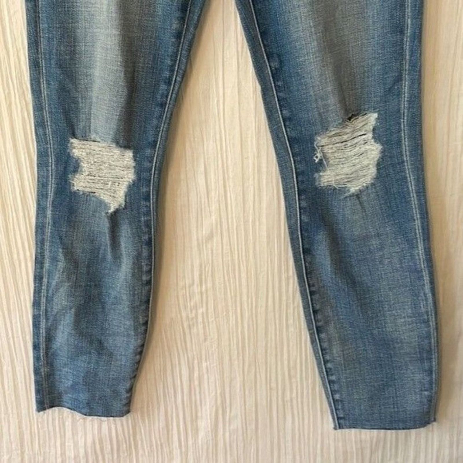 L'AGENCE L’agence Jeans El Matador Slim High Rise Distressed Size 24 Size 24" / US 00 / IT 34 - 4 Thumbnail