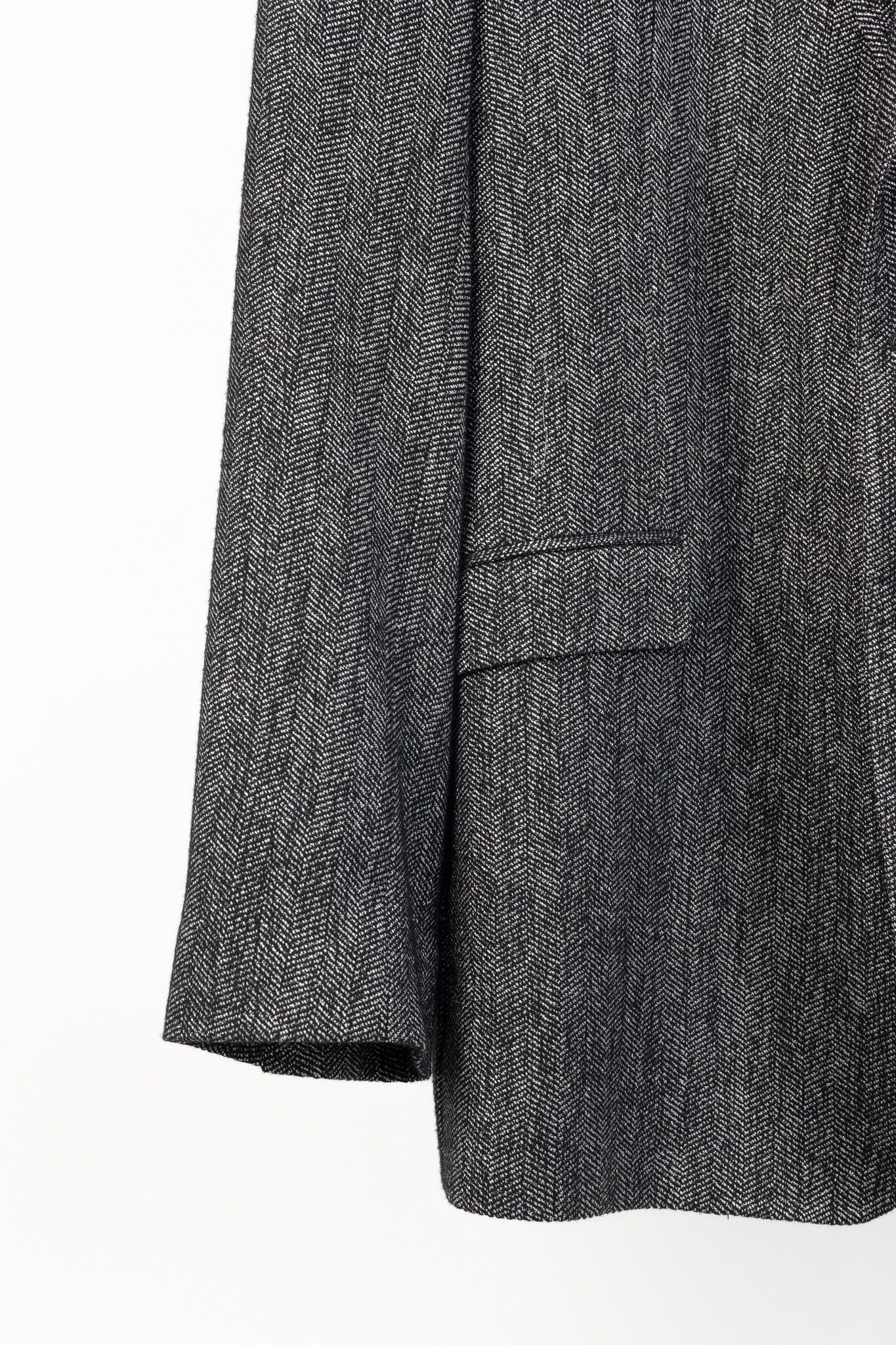 Versace Versace Collection White & Black Herringbone Tweed Blazer Size 54R - 6 Thumbnail