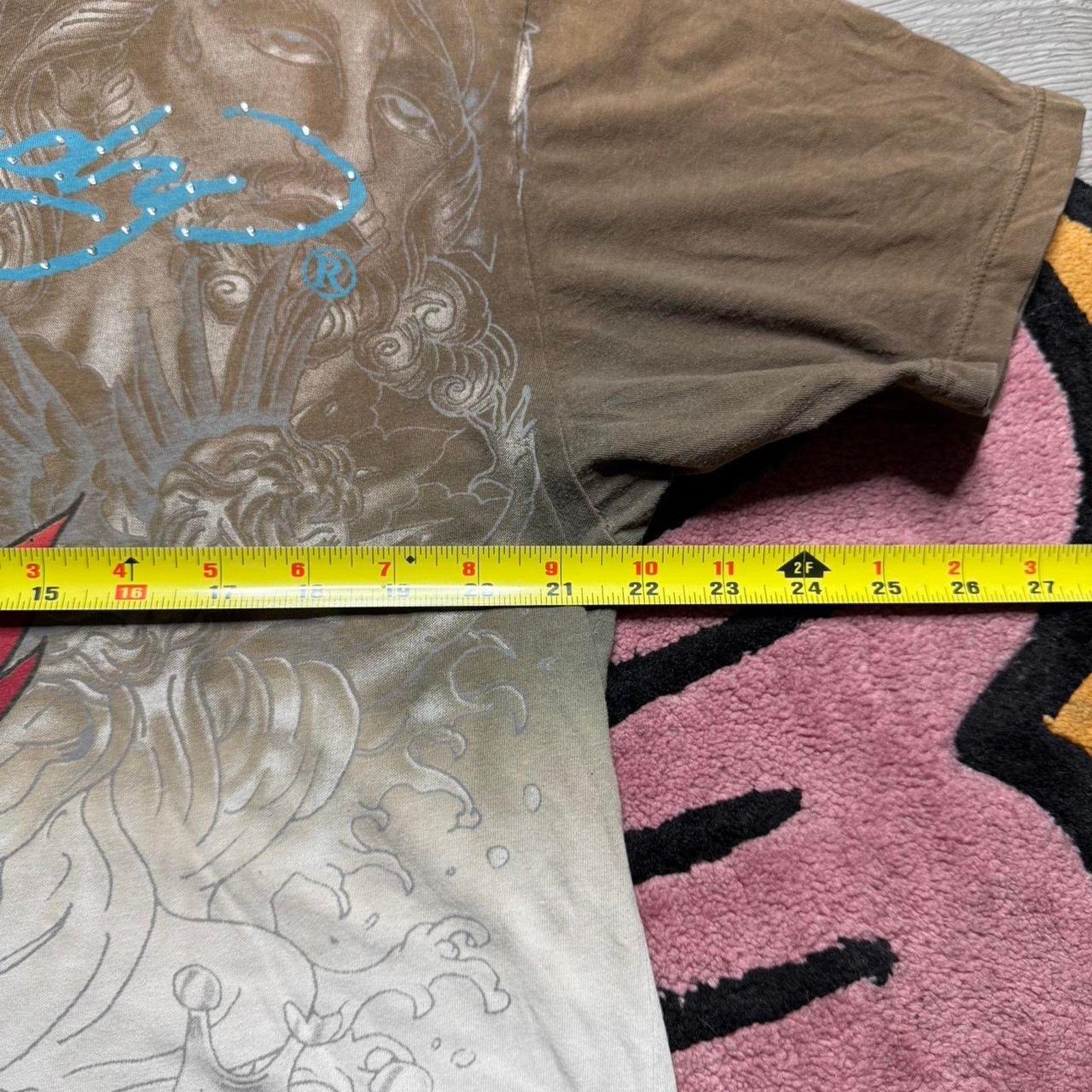 Ed Hardy × Vintage Vintage Y2K Ed Hardy by Christian Audiger Graphic T-shirt Size US L / EU 52-54 / 3 - 4 Thumbnail