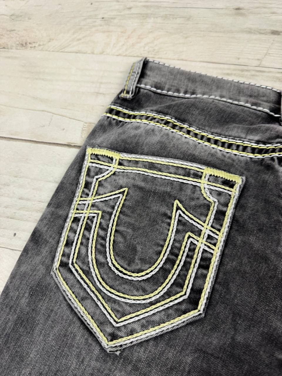 True Religion Vintage True Religion Denim Jeans Straight 90s Y2K Size US 33 - 19 Thumbnail