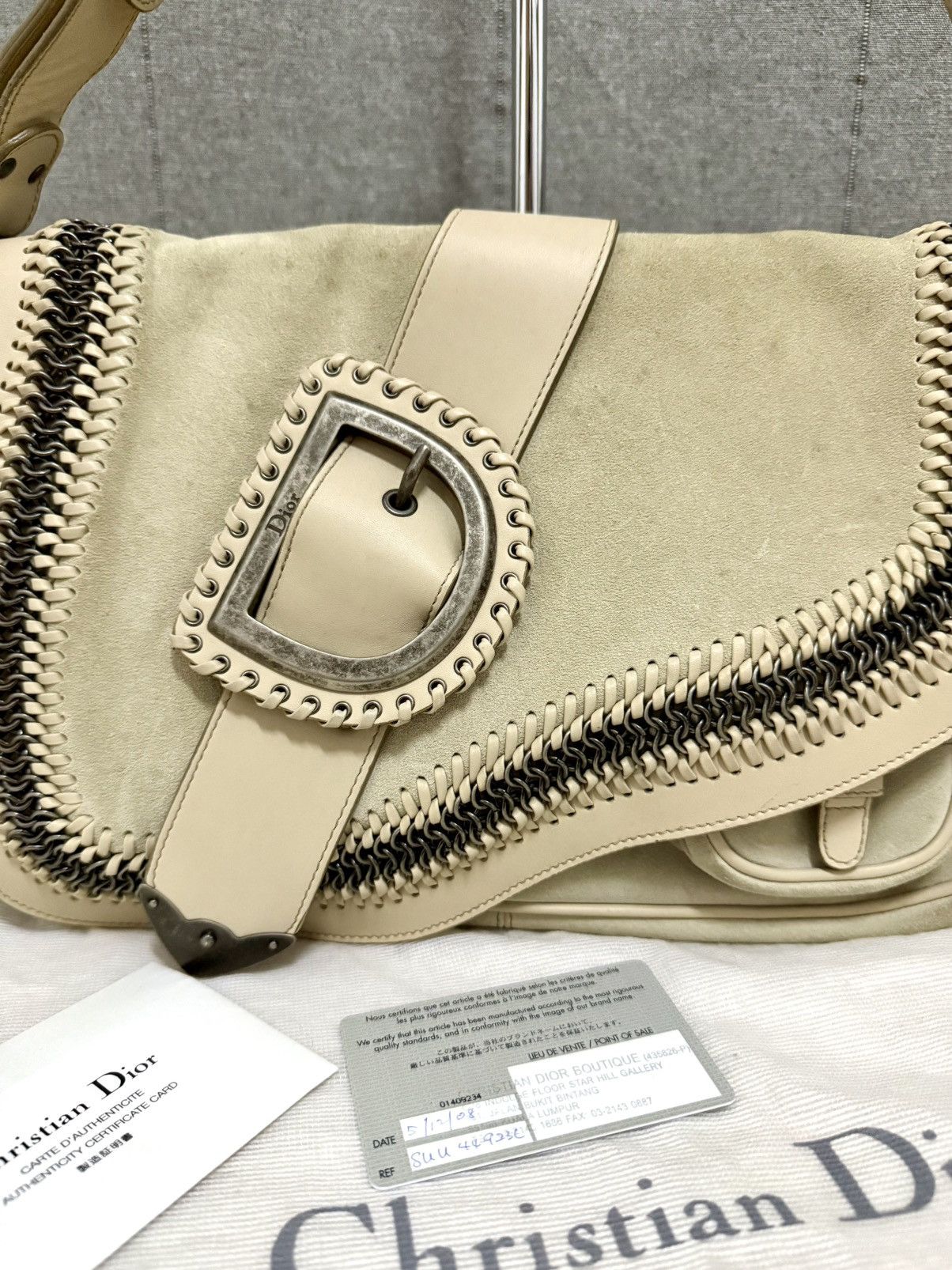 Dior 2005 Christian Dior Gaucho Saddle Bag John Galliano era Size ONE SIZE - 3 Thumbnail