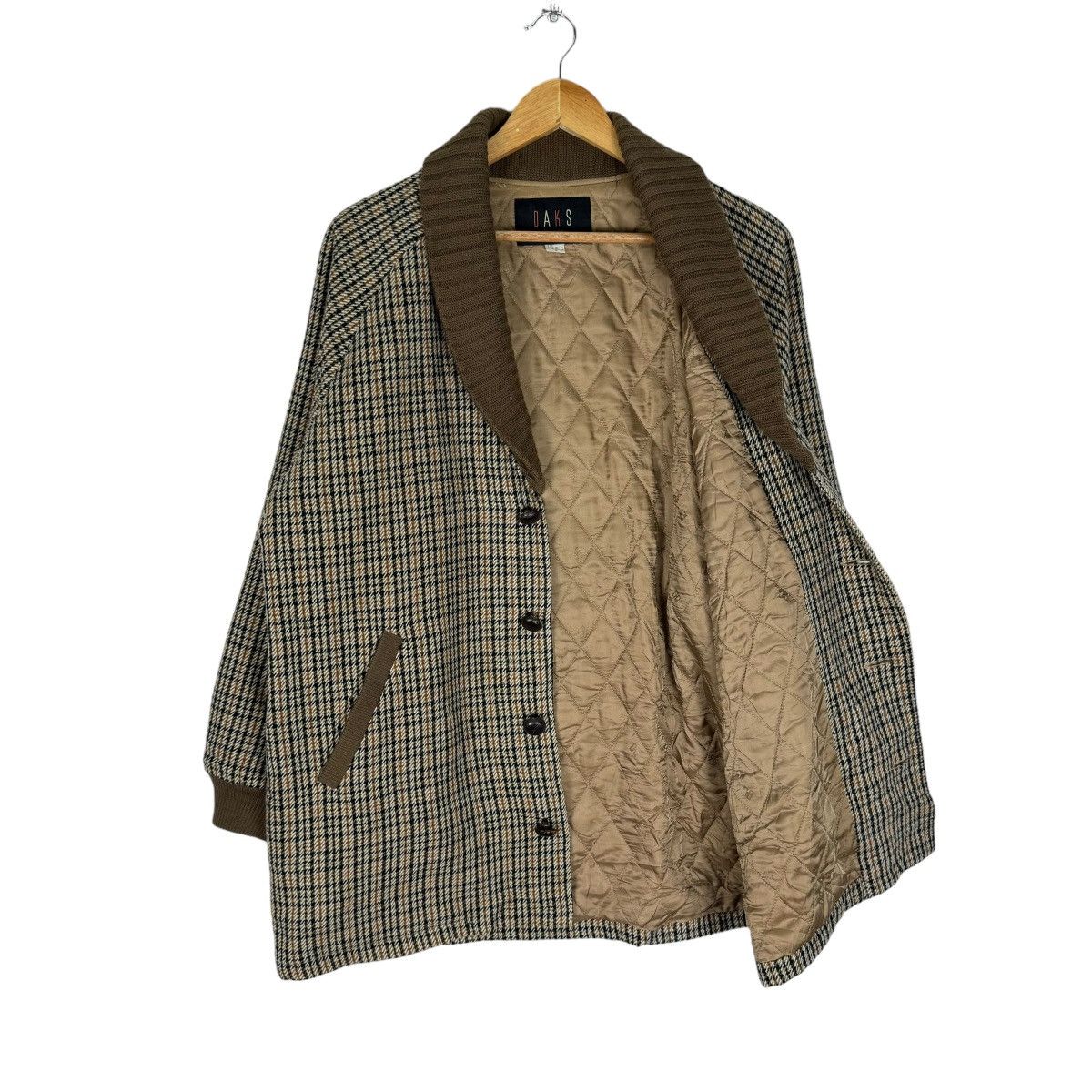 DAKS ☀️DAKS LONDON NOVA CHECKED BUTTON JACKET Size US M / EU 48-50 / 2 - 6 Thumbnail