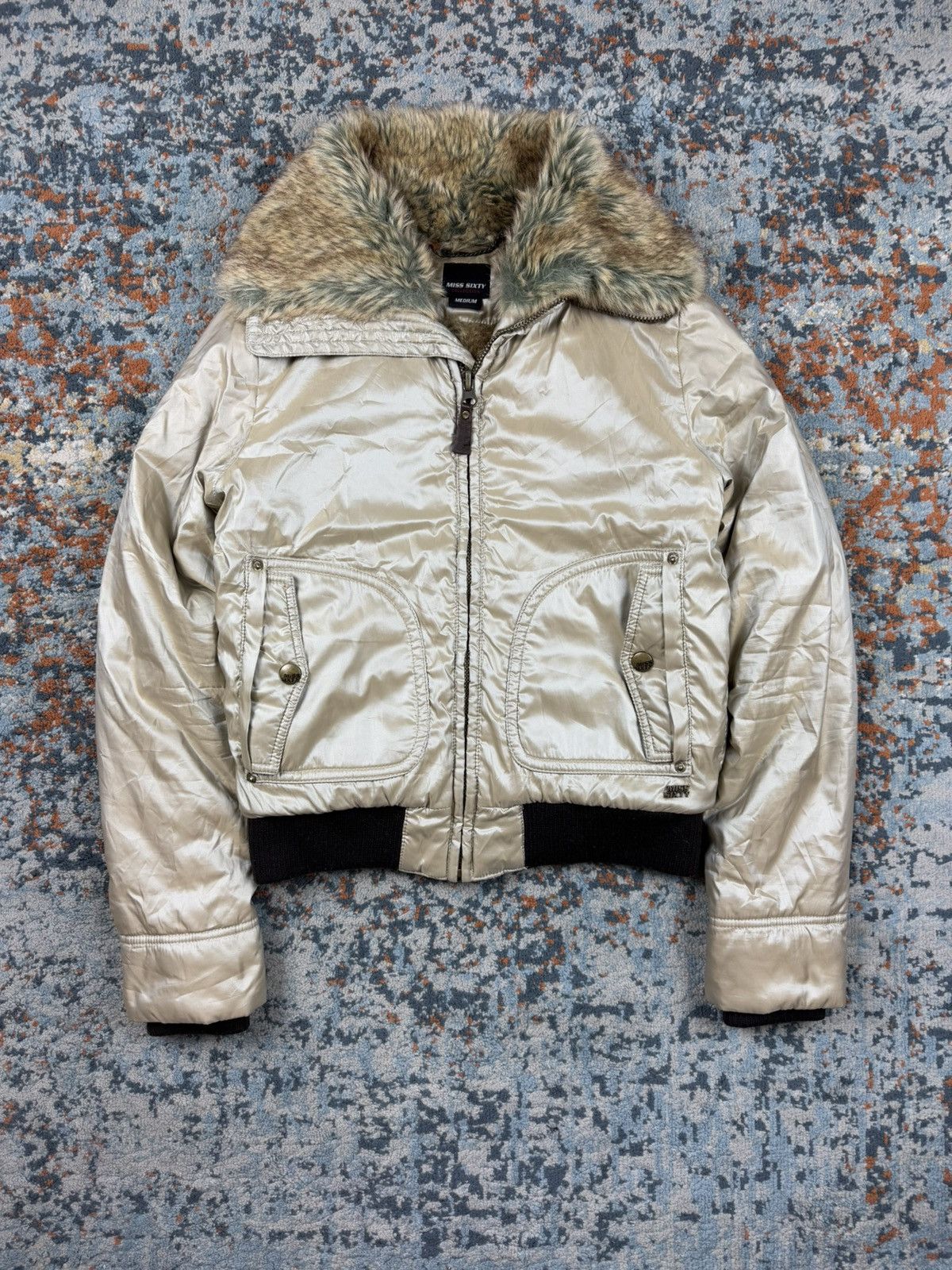 Avant Garde × Miss Sixty × Vintage Vintage y2k Miss Sixty faux fur  