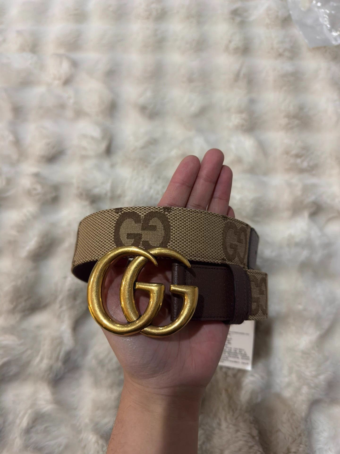 Gucci Gucci Double G Print Women's Belt 75 New Size ONE SIZE - 1 Thumbnail
