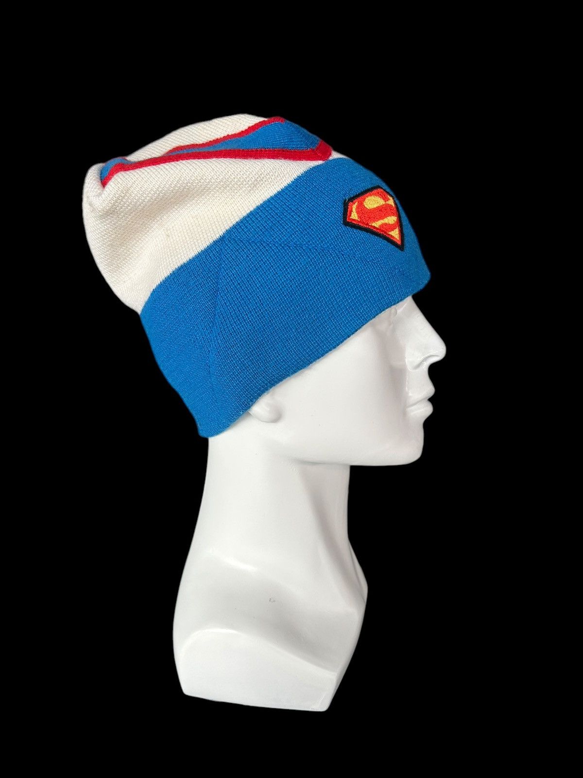Japanese Brand × Vintage Vintage Superman Beanie Hats Rare ☠️☠️ Size ONE SIZE - 3 Thumbnail