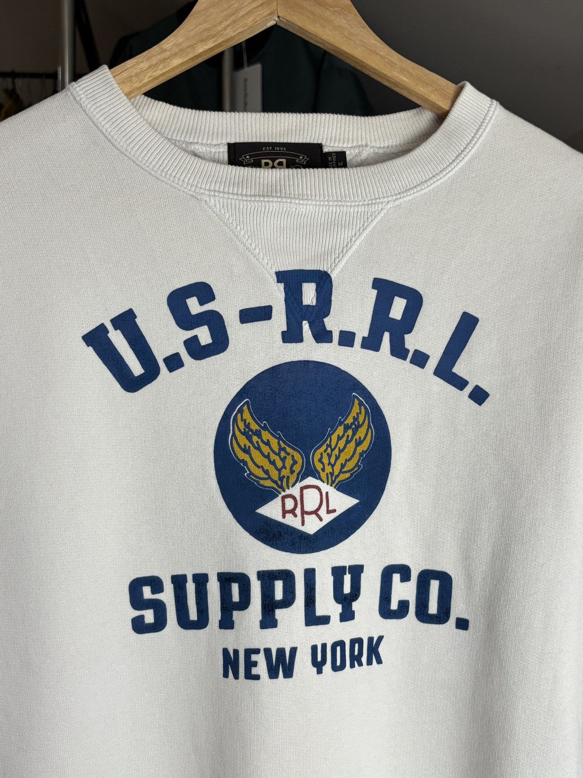 RRL Ralph Lauren Vintage Double RL Polo Ralph Lauren Vintage Rare Sweatshirt Size US M / EU 48-50 / 2 - 3 Thumbnail