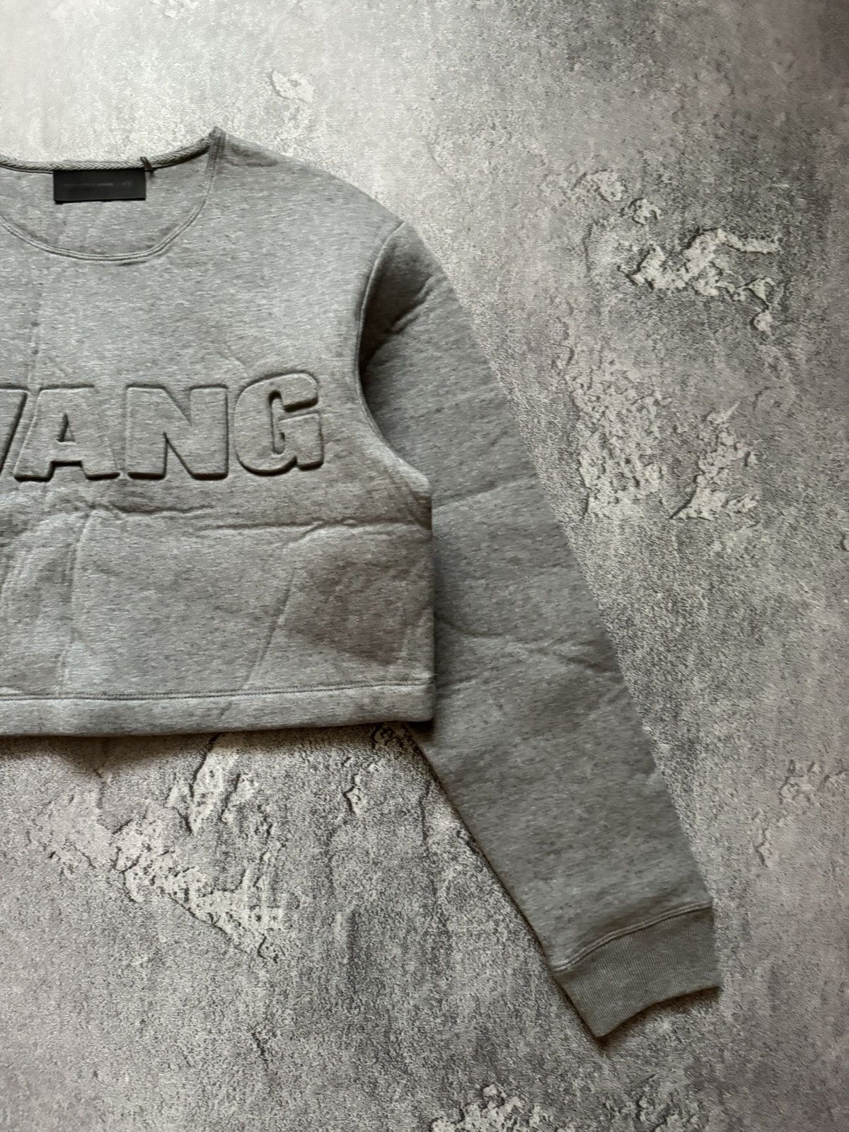 Alexander Wang × H&M Alexander wang x H&M S Wmns crop scuba sweatshirt jumper 00s Size S / US 4 / IT 40 - 11 Thumbnail