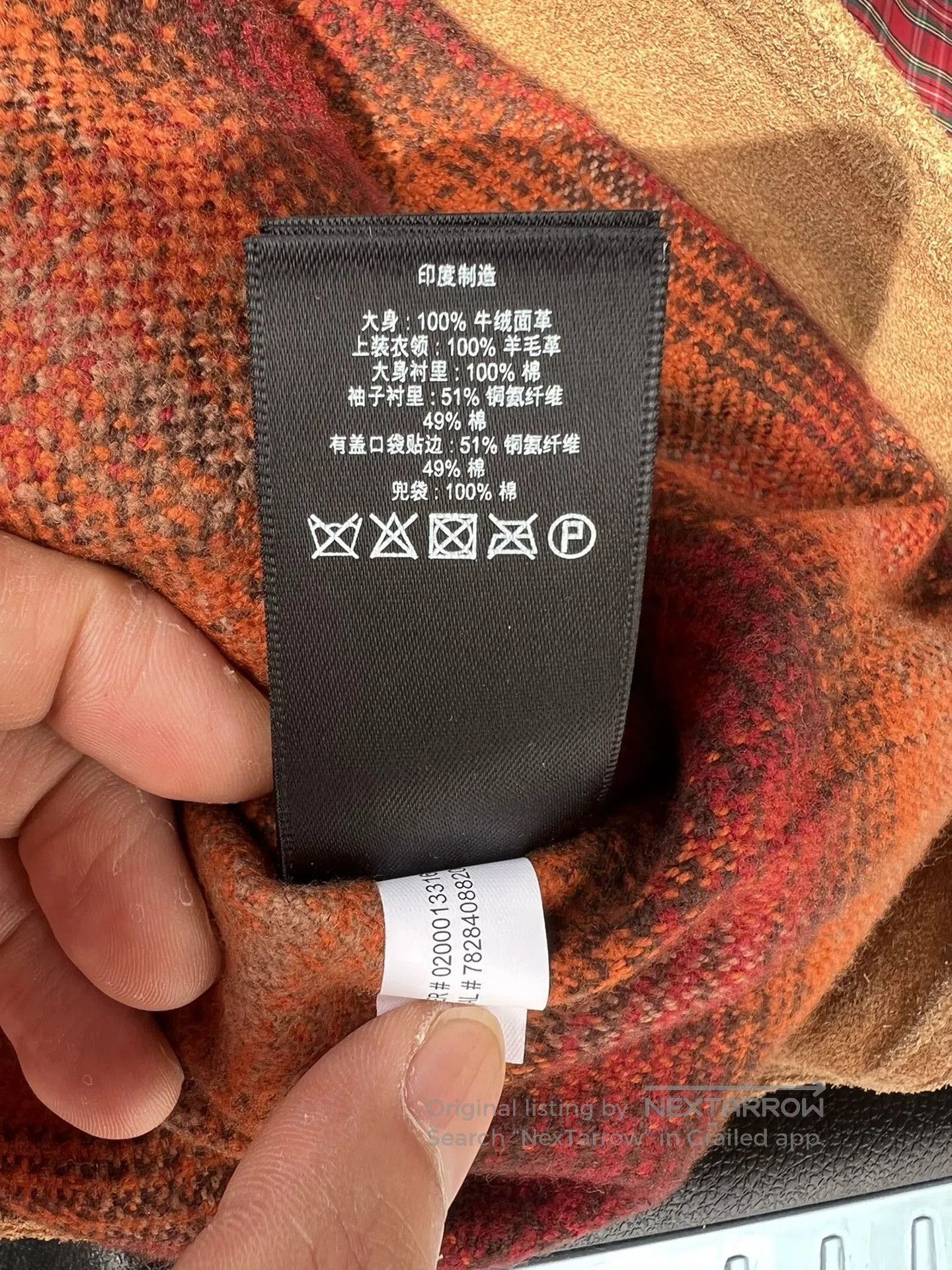RRL Ralph Lauren RRL Shearling Brown Jacket with Fur Collar. Size US M / EU 48-50 / 2 - 8 Thumbnail