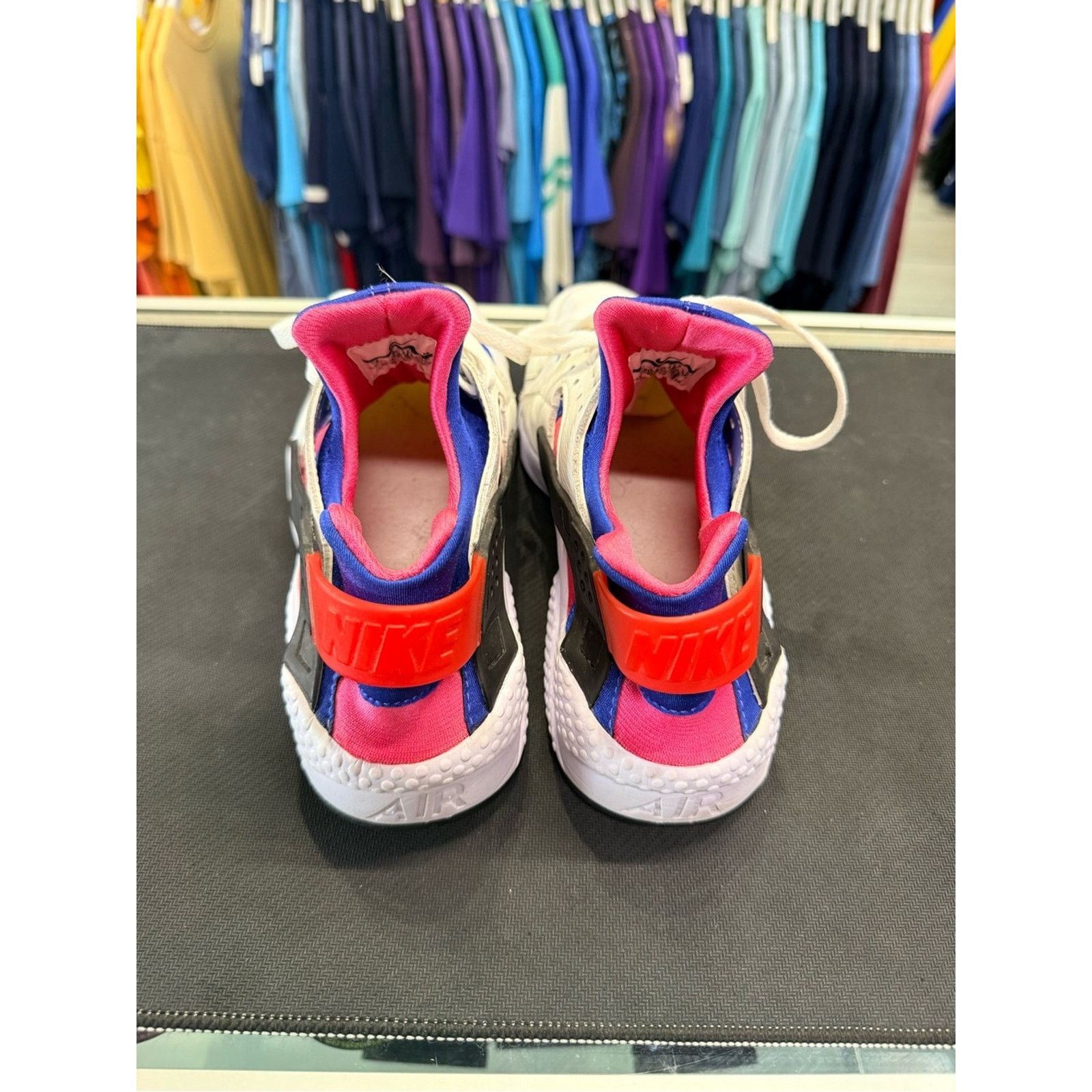 Nike Nike Air Huarache Run White Blue Hyper Pink Sneakers Size US 9 / EU 42 - 5 Thumbnail
