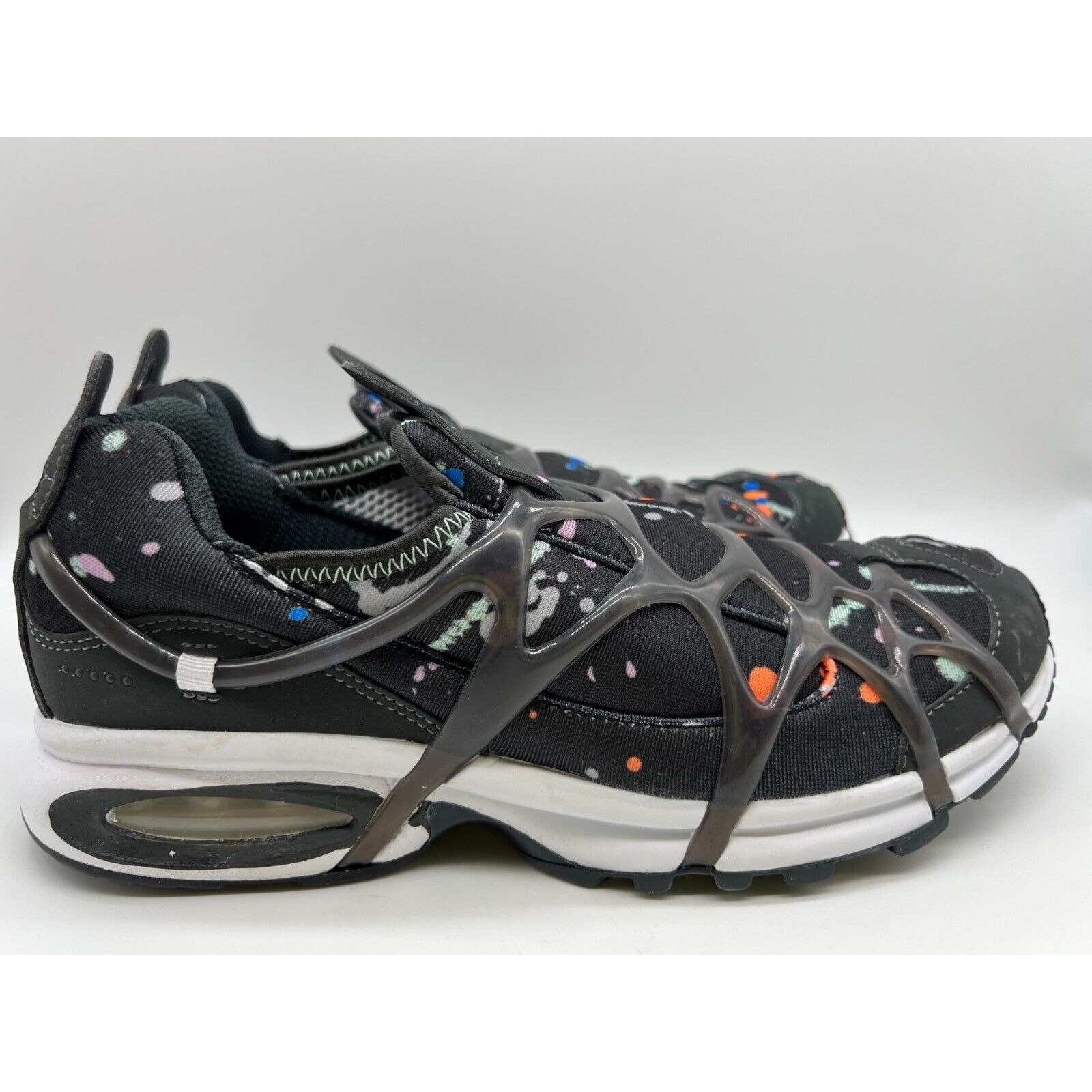 Nike Air Kukini Paint Splatter Black Running Men's Size 10.5 Shoes
