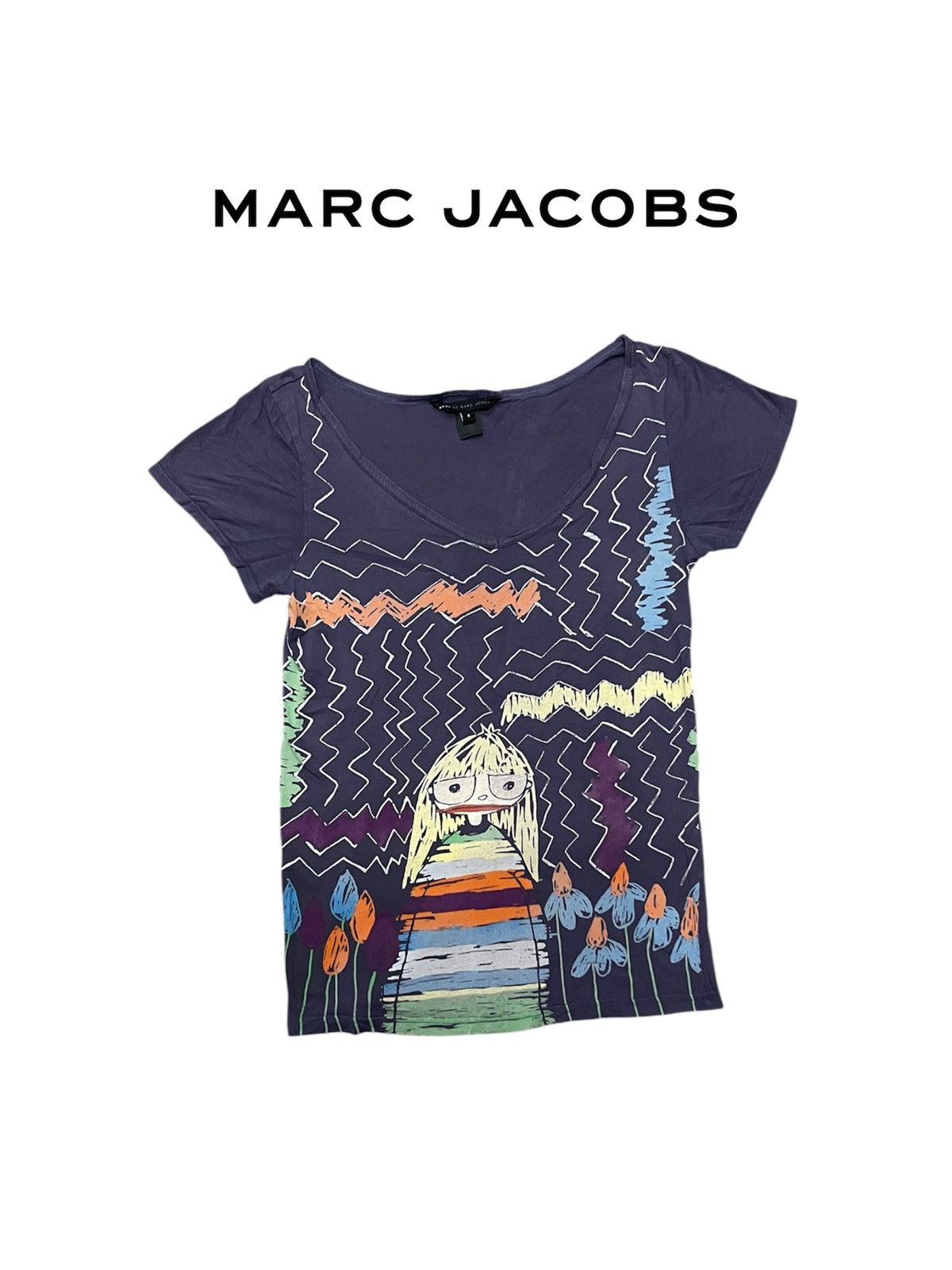 2000s MARC BY MARC JACOBS TEES CHILDREN DRAWING CARTOON