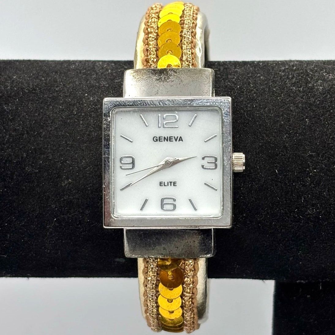 Other Silver & Yellow Cuff Watch Size ONE SIZE - 1 Thumbnail