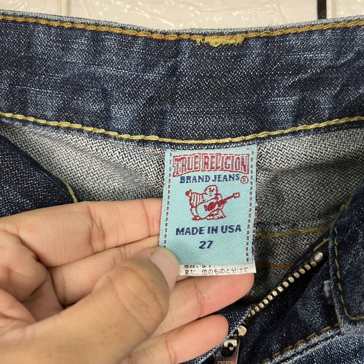 Japanese Brand Vintage True Religion Brand Jeans Patchwork Denim Size 28" / US 6 / IT 42 - 20 Thumbnail