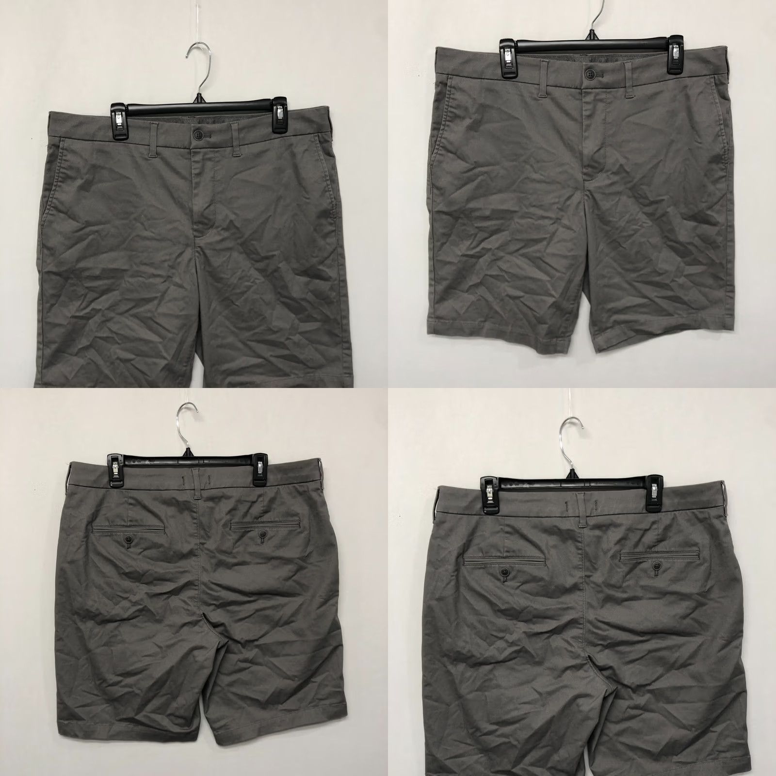 Express Express Men Chino Shorts Size 36 Gray Cotton Blend B314 -5 Size US 36 / EU 52 - 8 Thumbnail