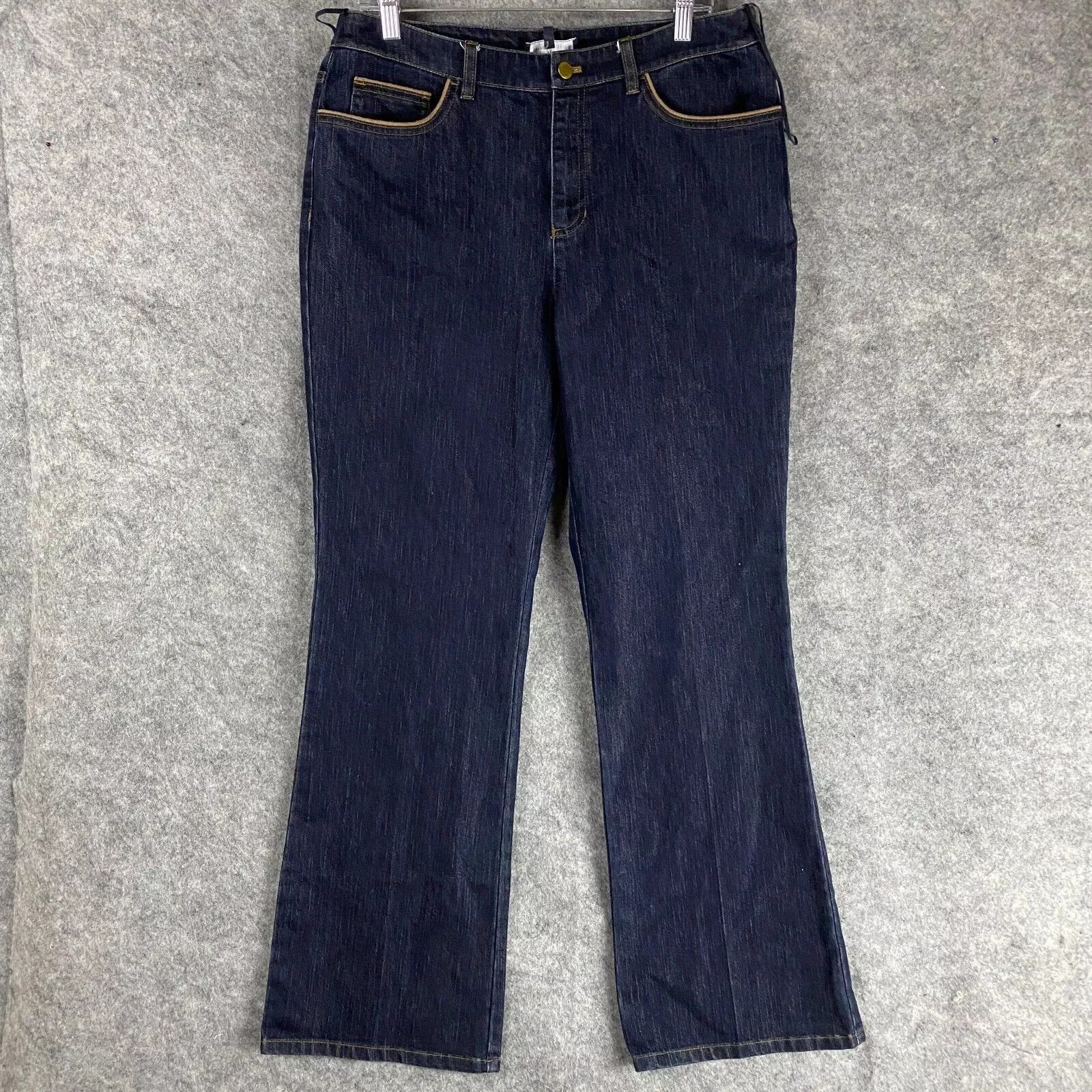 Jones New York Jones New York Jeans Size 12 Women's Flared Denim 32" Waist Size 34" / US 12 / IT 48 - 1 Thumbnail