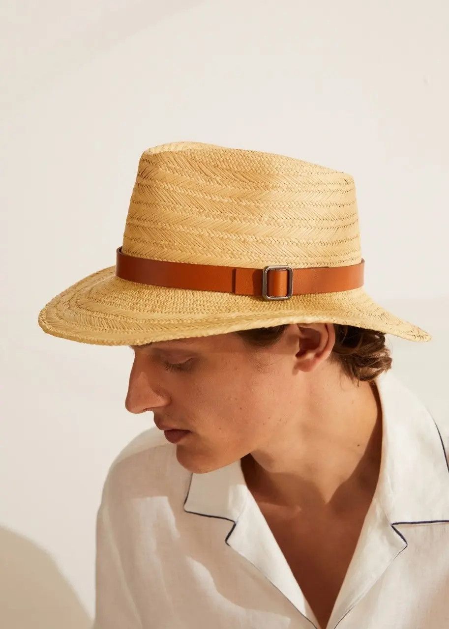 Loro Piana o1srvl11e0624 Size: 59 / FAN0755 Avea Panama Hat Size ONE SIZE - 1 Thumbnail