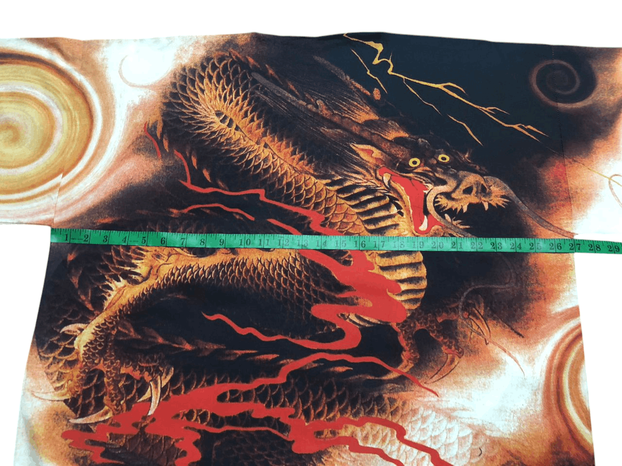 Japanese Brand Vintage Kimono Cardigan Over Print Dragon Rare Design Size US L / EU 52-54 / 3 - 12 Thumbnail