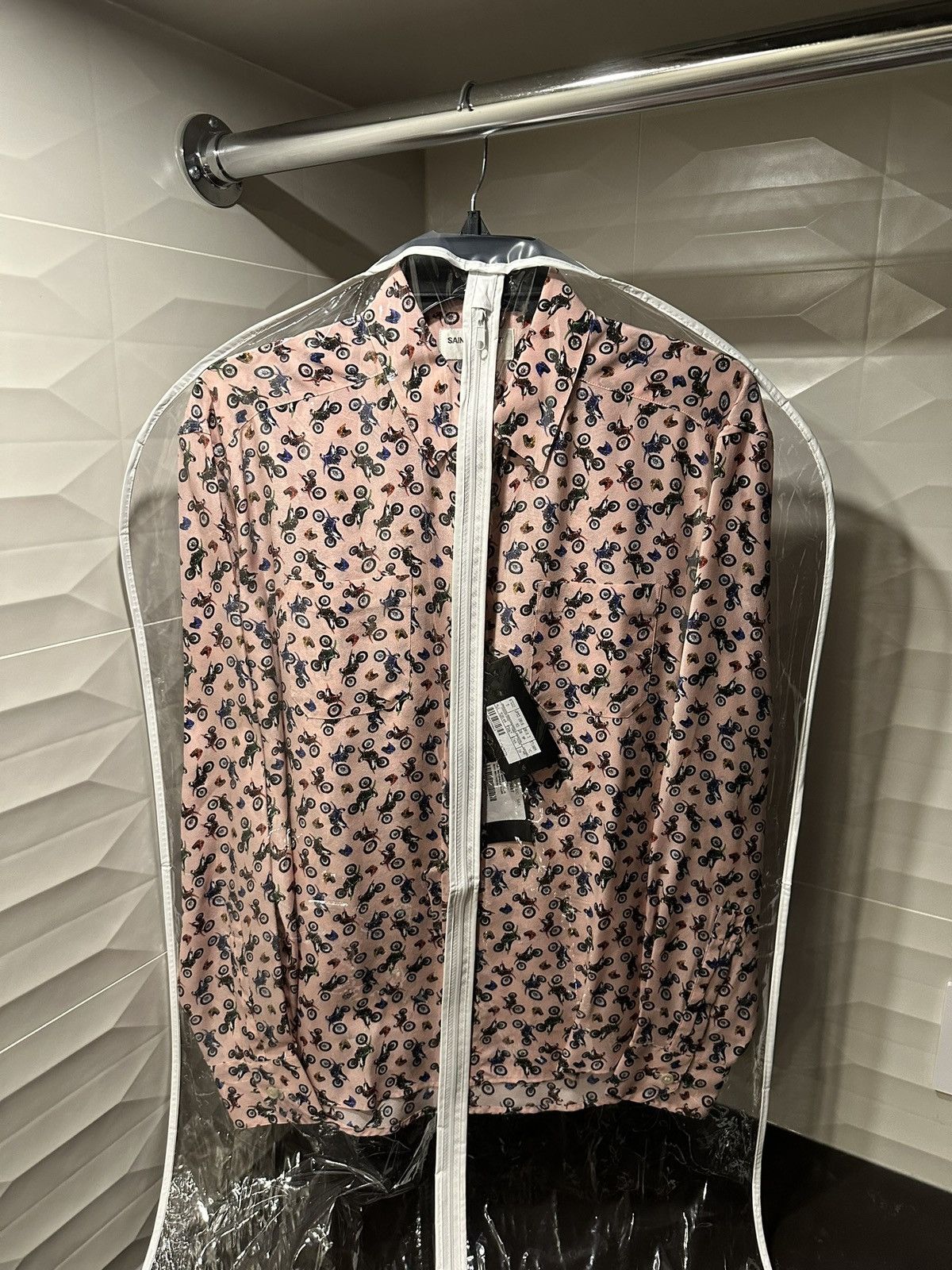 Saint Laurent Paris SAINT LAURENT dirt bike shirt Size US M / EU 48-50 / 2 - 6 Thumbnail