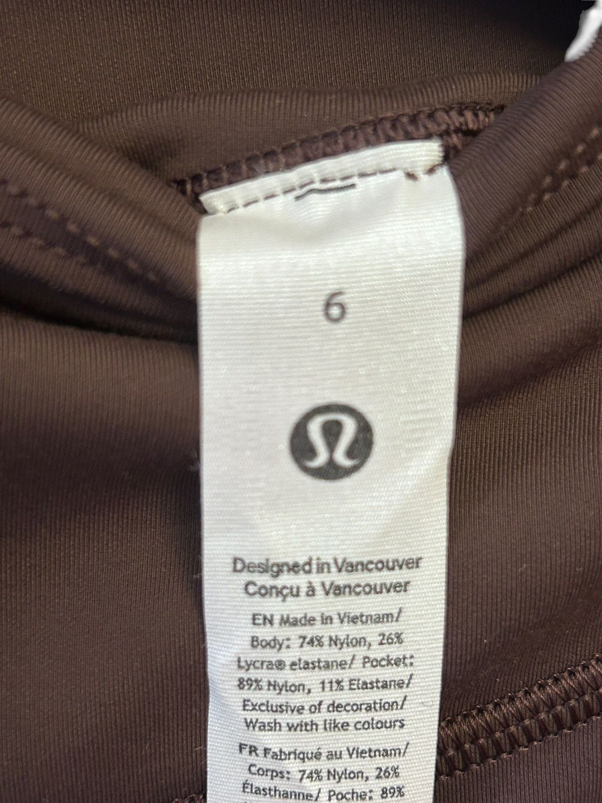 Lululemon Lululemon Wunder Under SmoothCover Tight 25" 6 Espresso Size 28" / US 6 / IT 42 - 7 Thumbnail