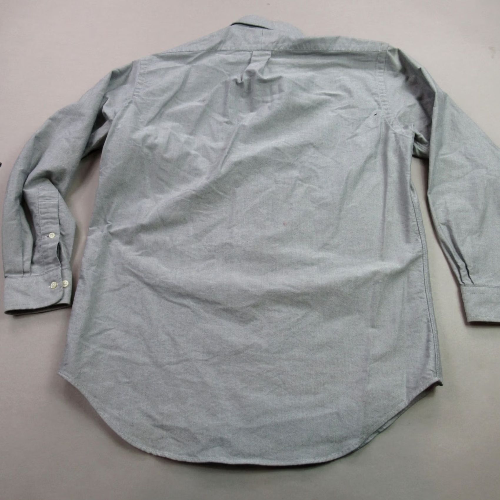 Polo Ralph Lauren Ralph Lauren Shirt 15 Gray Yarmouth Lightweight Long Sleeve Button Front Mens Size US L / EU 52-54 / 3 - 6 Thumbnail