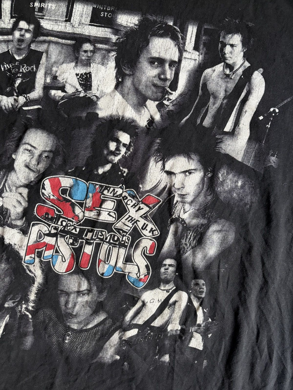 Band Tees × Vintage Vintage 90s Sex Pistols T-Shirt UK Punk Rock Sid Vicious XL Size US XL / EU 56 / 4 - 4 Thumbnail
