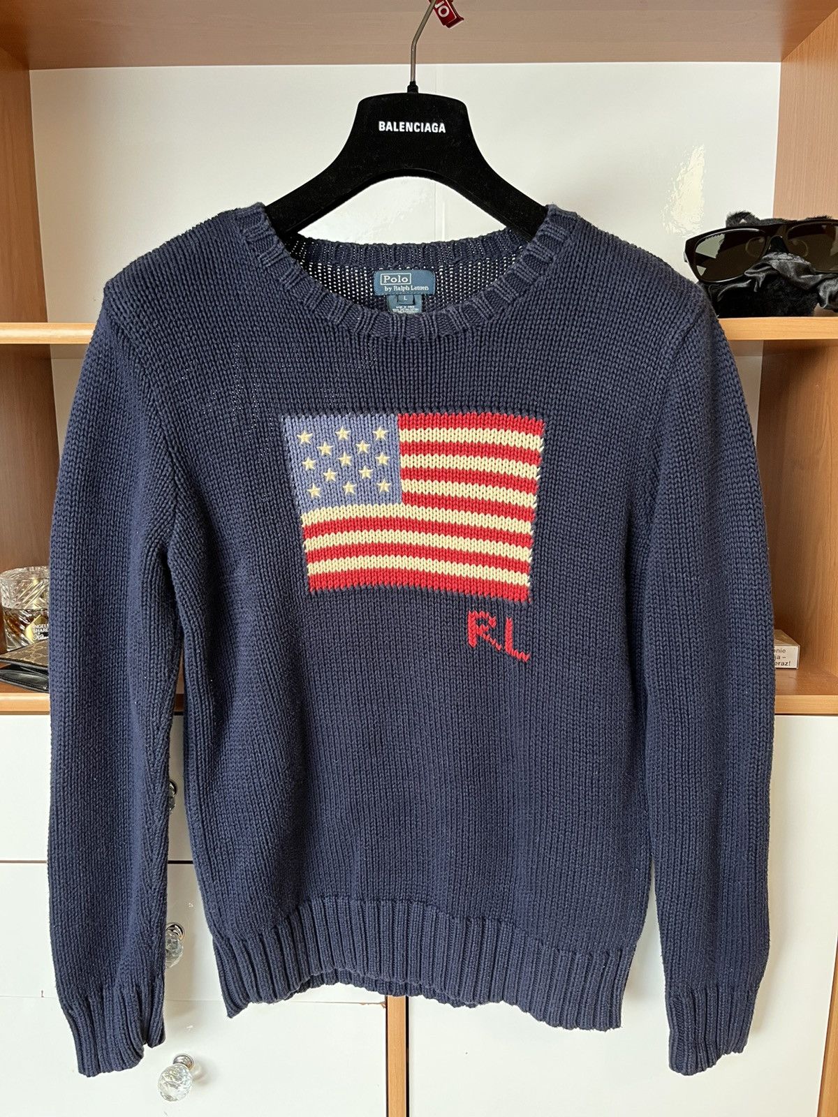 Polo Ralph Lauren Polo ralph lauren flag sweater Size L / US 10 / IT 46 - 1 Thumbnail