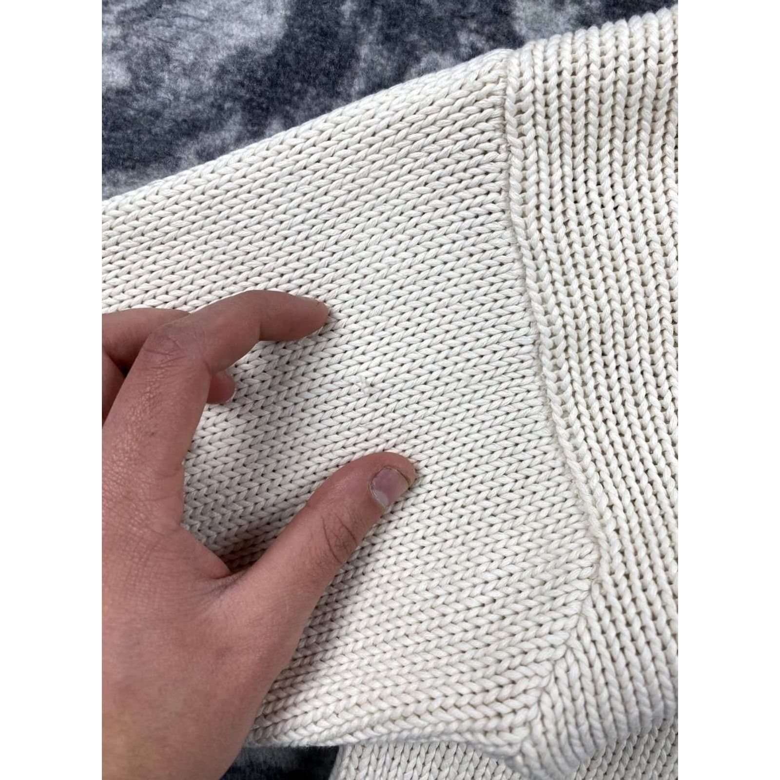 Polo Ralph Lauren VINTAGE Polo Ralph Lauren Knit Sweater Flag USA 90s Women Size S White Size S / US 4 / IT 40 - 7 Thumbnail