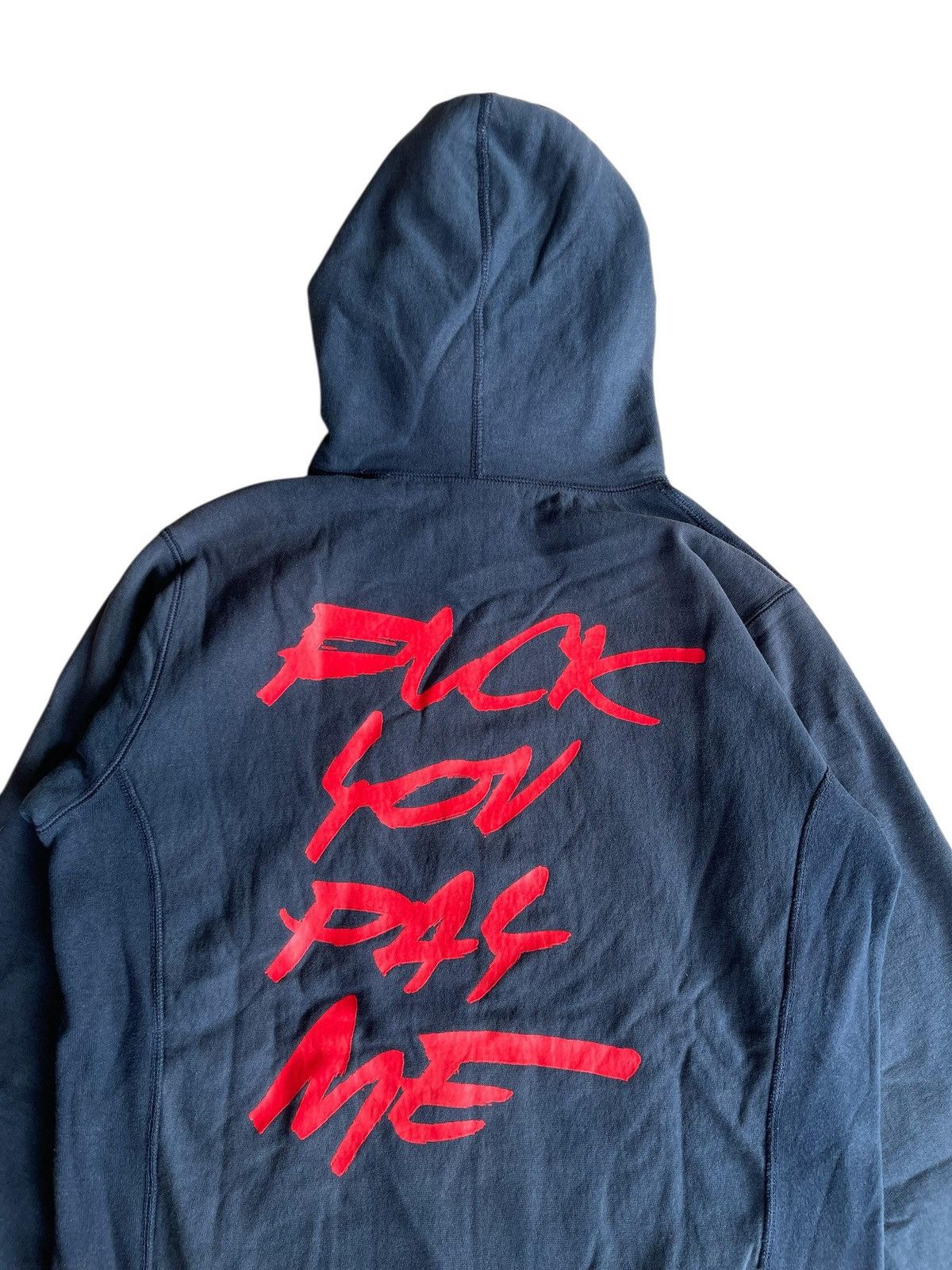 Supreme X Futura Fuck You Pay Me Hoodie