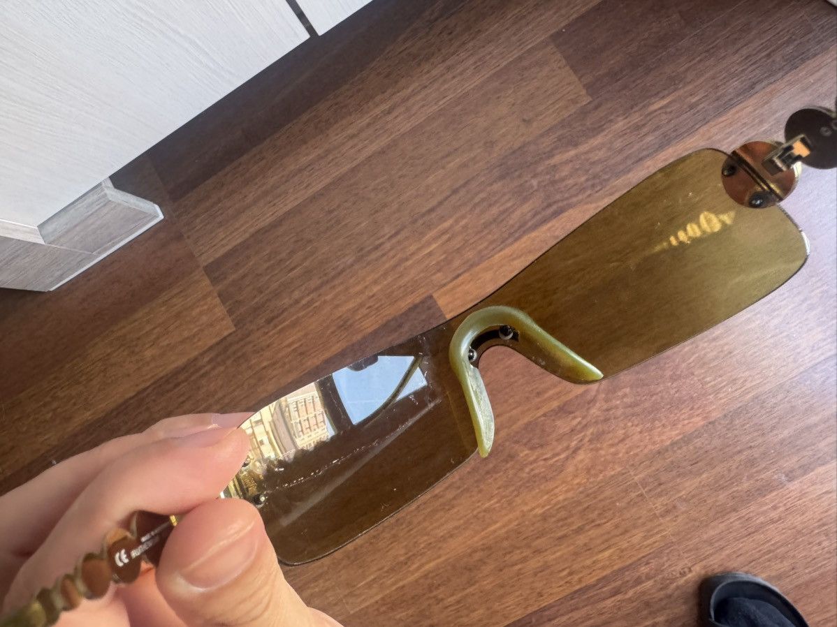 Dior Dior green y2k shield sunglasses Size ONE SIZE - 14 Thumbnail