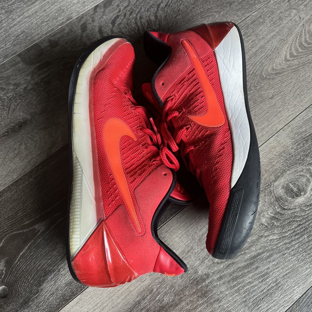 Nike Vintage Nike Kobe A.D. University Red Low Basketball Shoes Size US 10.5 / EU 43-44 - 2 Thumbnail