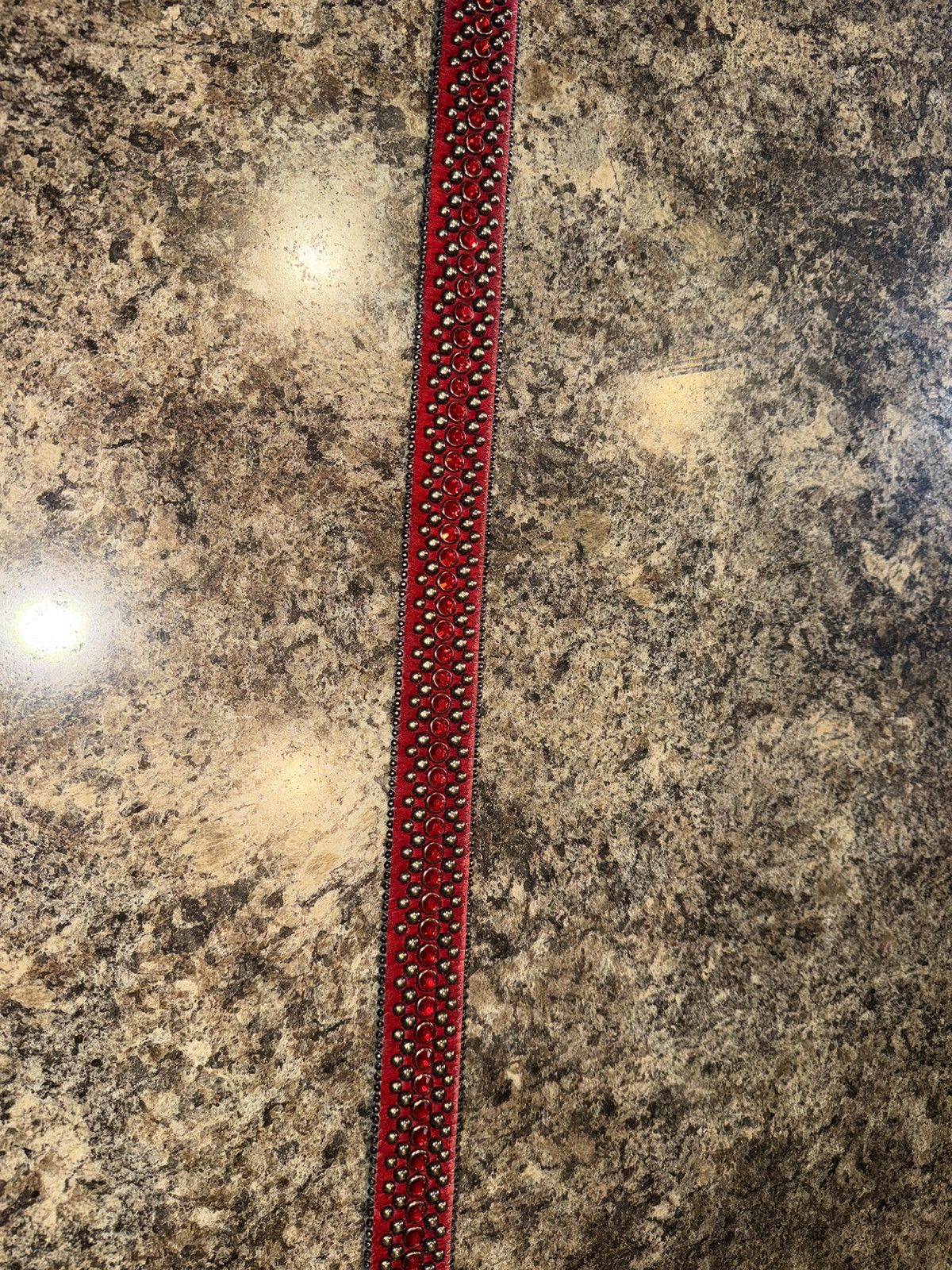 B.B. Simon B.B. Simon ruby horsehair belt Size 30 - 4 Thumbnail
