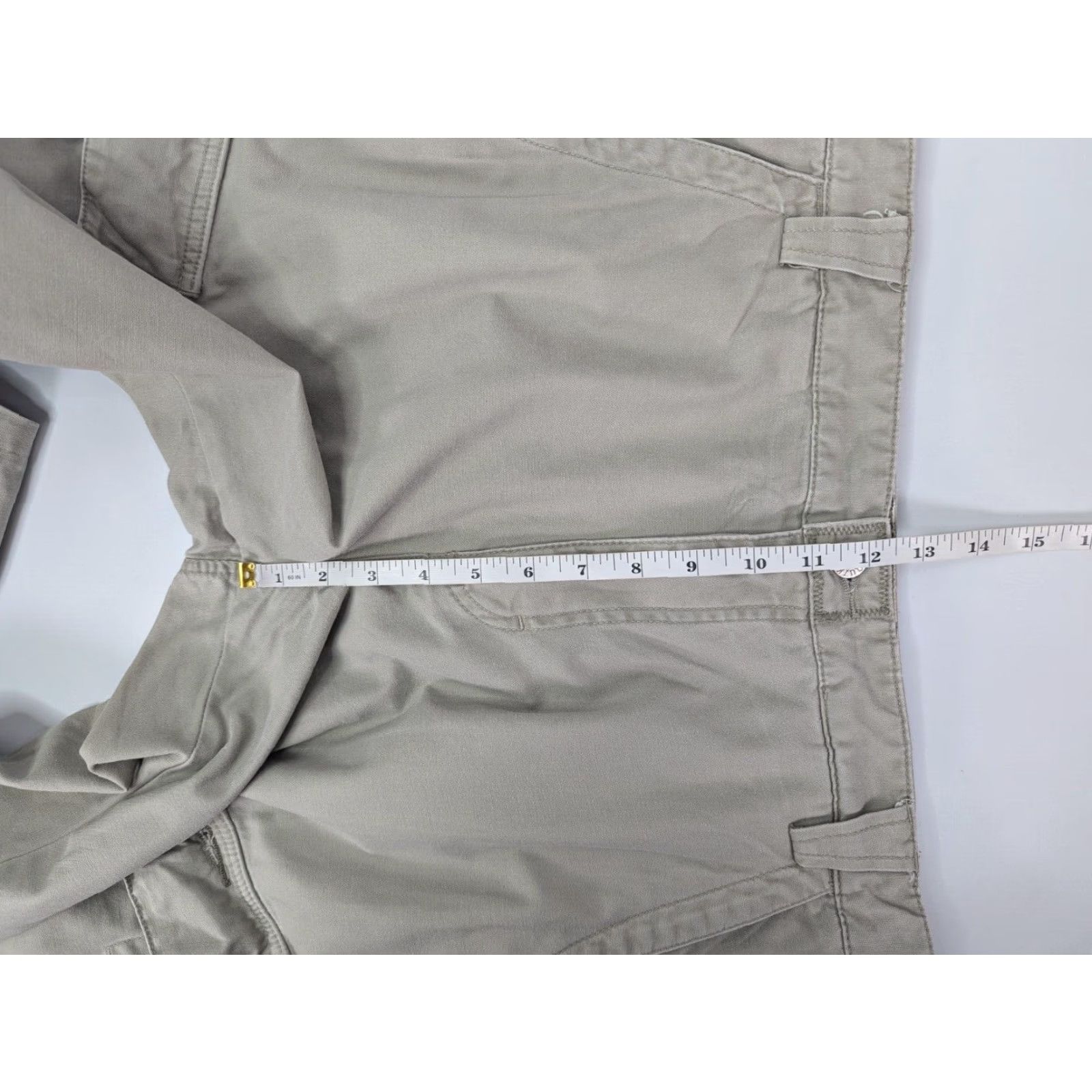 Quiksilver VINTAGE Quiksilver Cargo Pants Men 33 Beige Tan Baggy Surf Skate Hip Hop Y2K Size US 38 / EU 54 - 7 Thumbnail