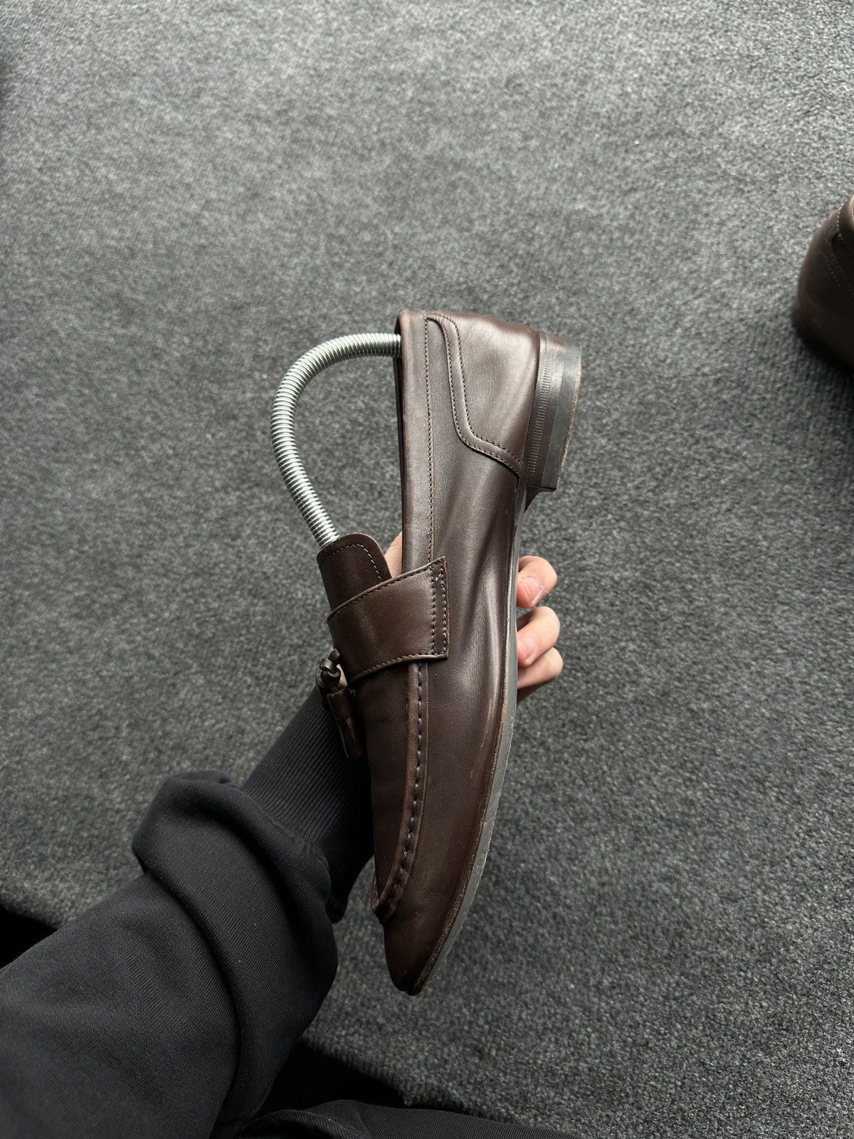 Emporio Armani LUXURY 🚨 EMPORIO ARMANI VNTG SHOES MEN BROWN LUXURY RARE Size US 9.5 / EU 42-43 - 4 Thumbnail