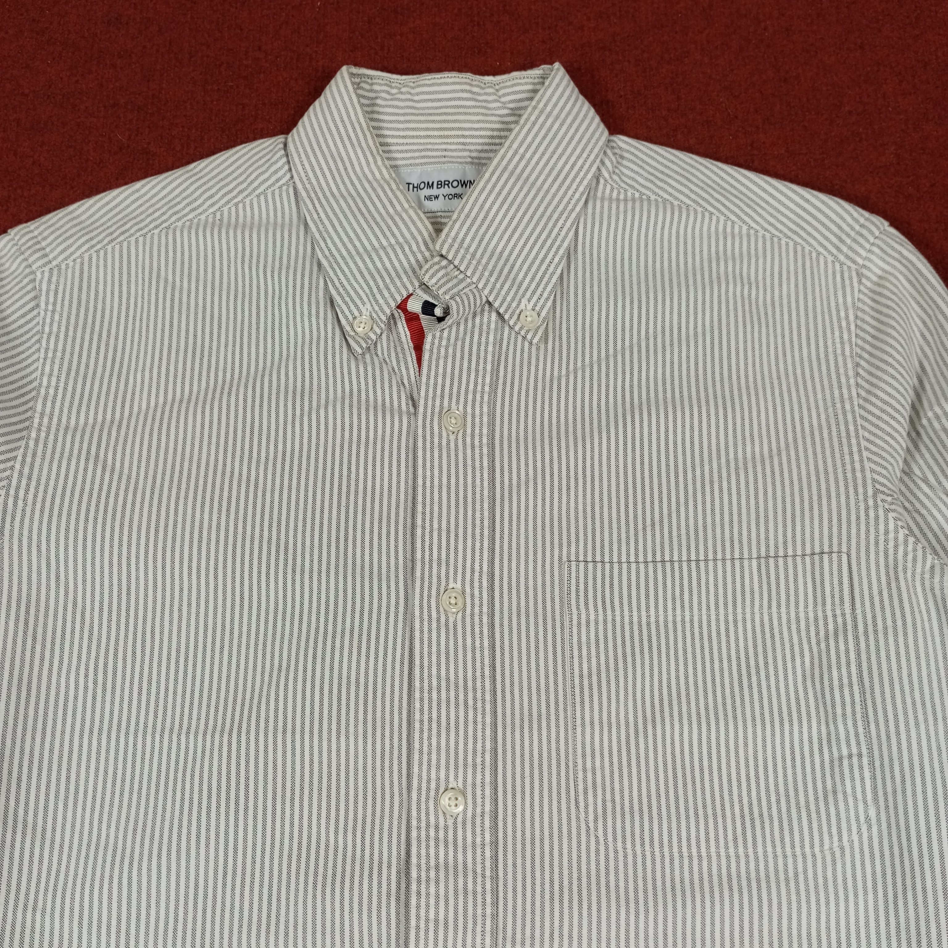 Designer × Thom Browne × Vintage Thom Browne New York Casual Style Designer Shirt Size US S / EU 44-46 / 1 - 2 Thumbnail
