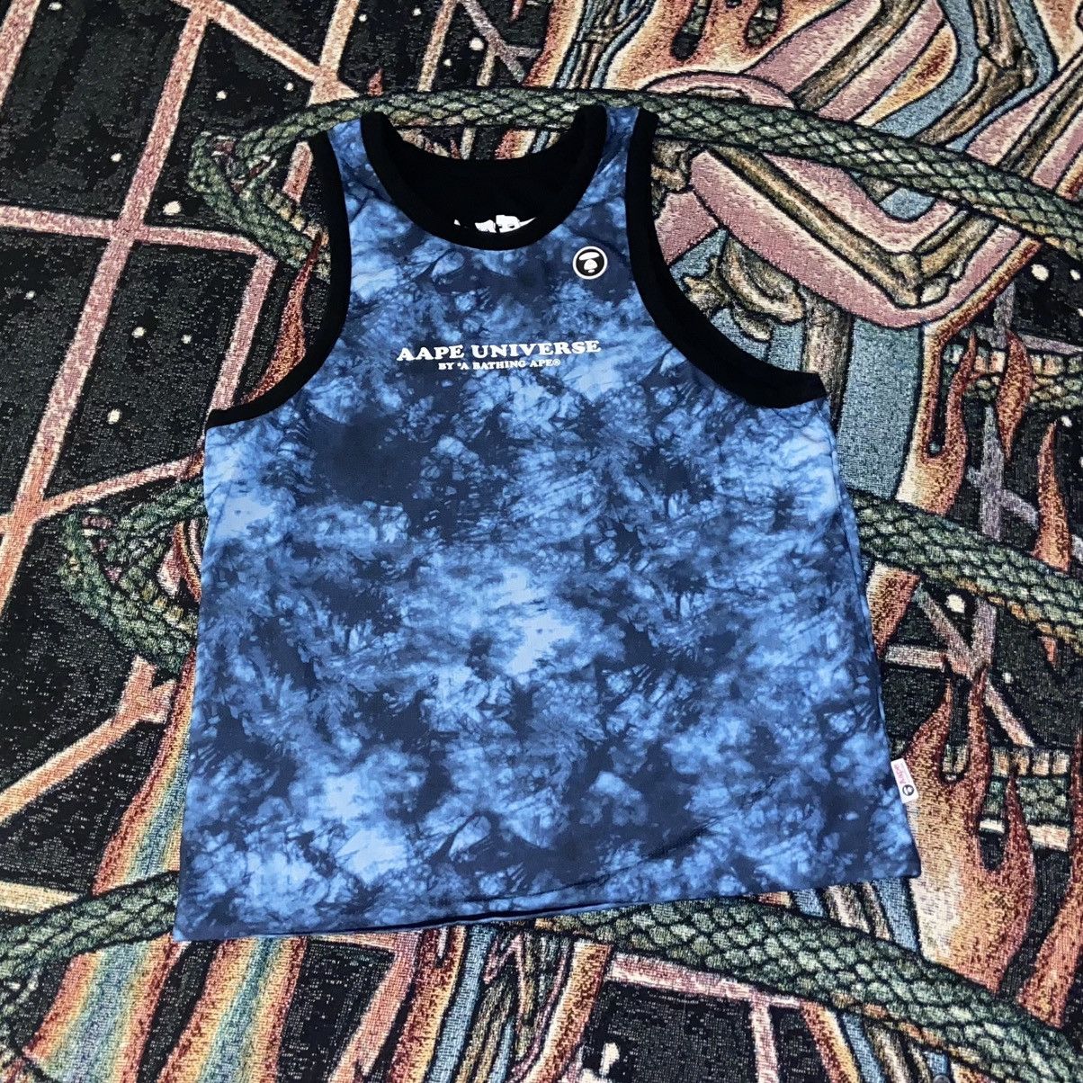 Aape A Bathing Ape Reversible Jersey Tank Top
