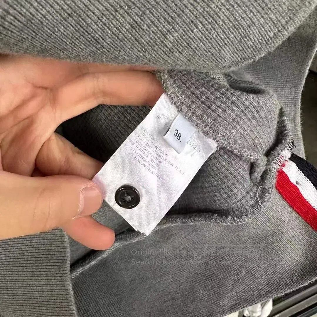 Japanese Brand Thom Browne Waffle Knit Sweatshirt. Size US L / EU 52-54 / 3 - 4 Thumbnail